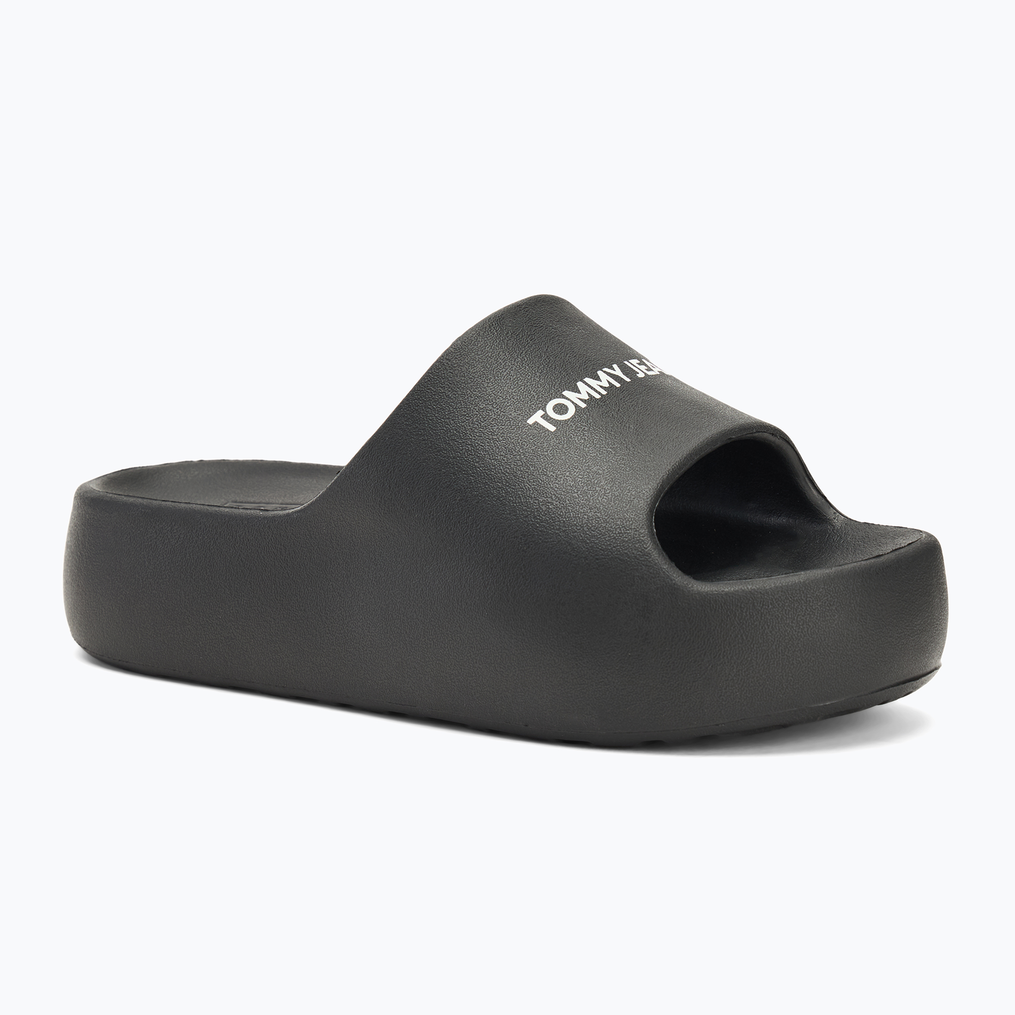 Klapki damskie Tommy Jeans Flatform Pool Slide Ess black | WYSYŁKA W 24H | 30 DNI NA ZWROT