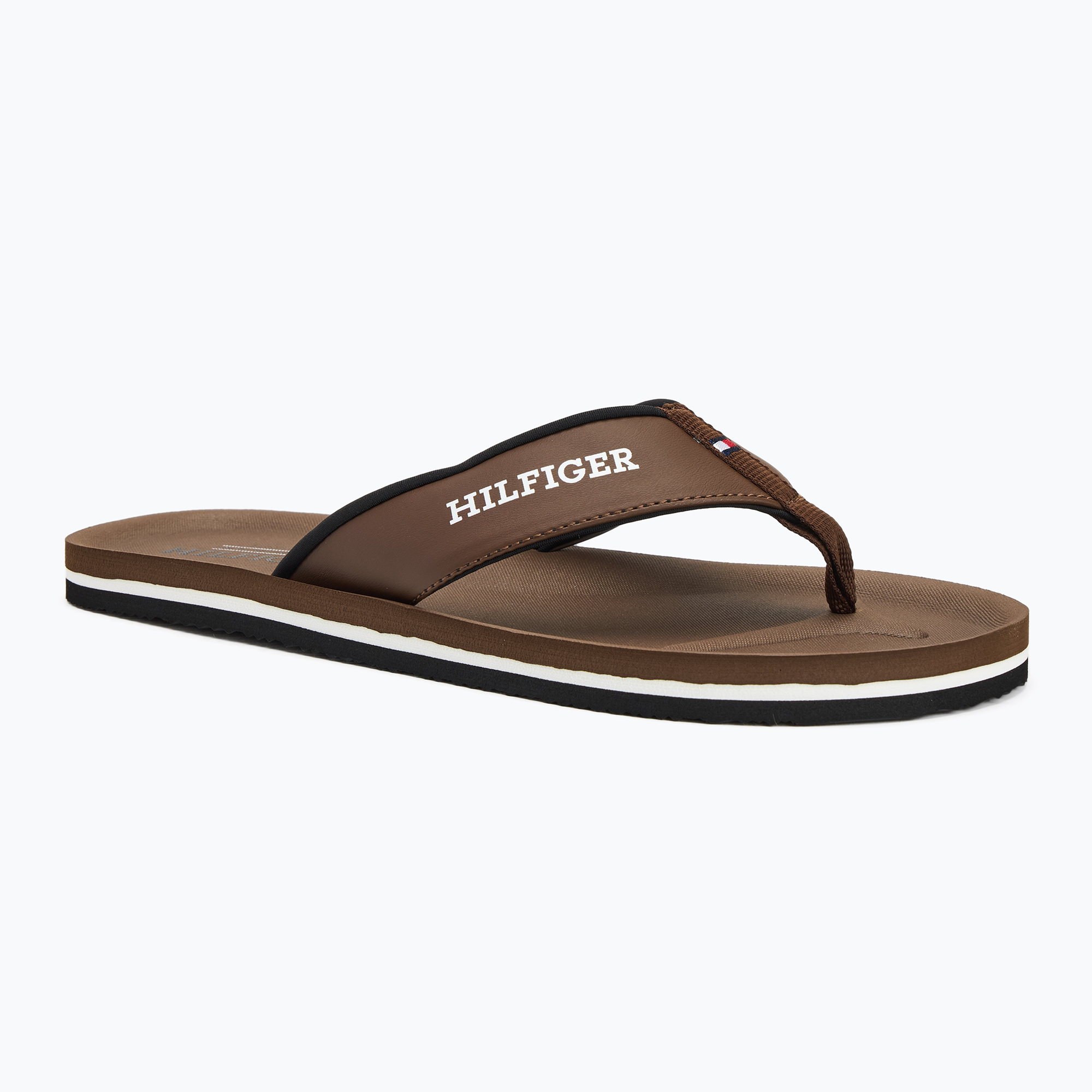 Japonki męskie Tommy Hilfiger Padded Comfort B Sandal legacy brown | WYSYŁKA W 24H | 30 DNI NA ZWROT