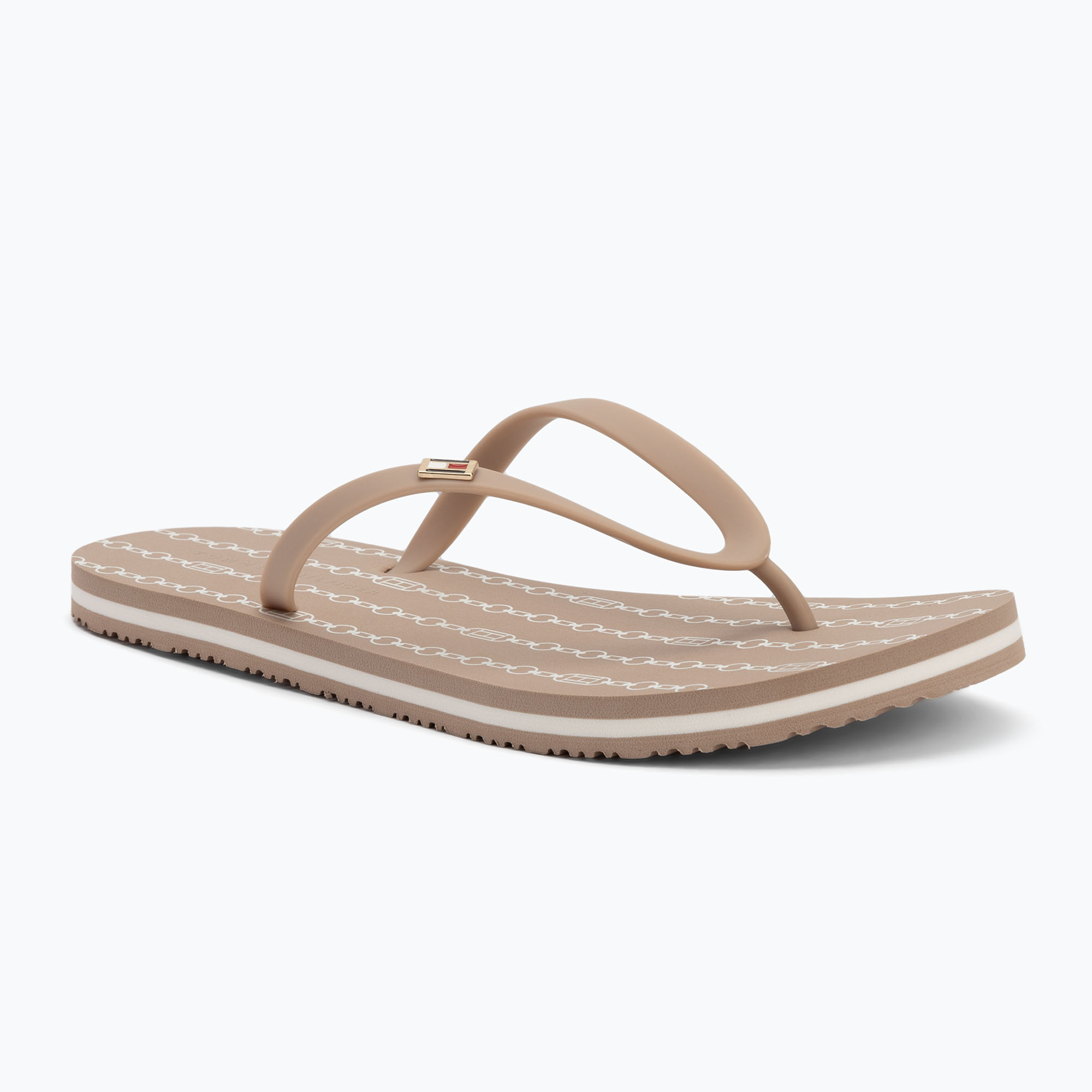 Japonki damskie Tommy Hilfiger Strap Beach Sandal claystone 