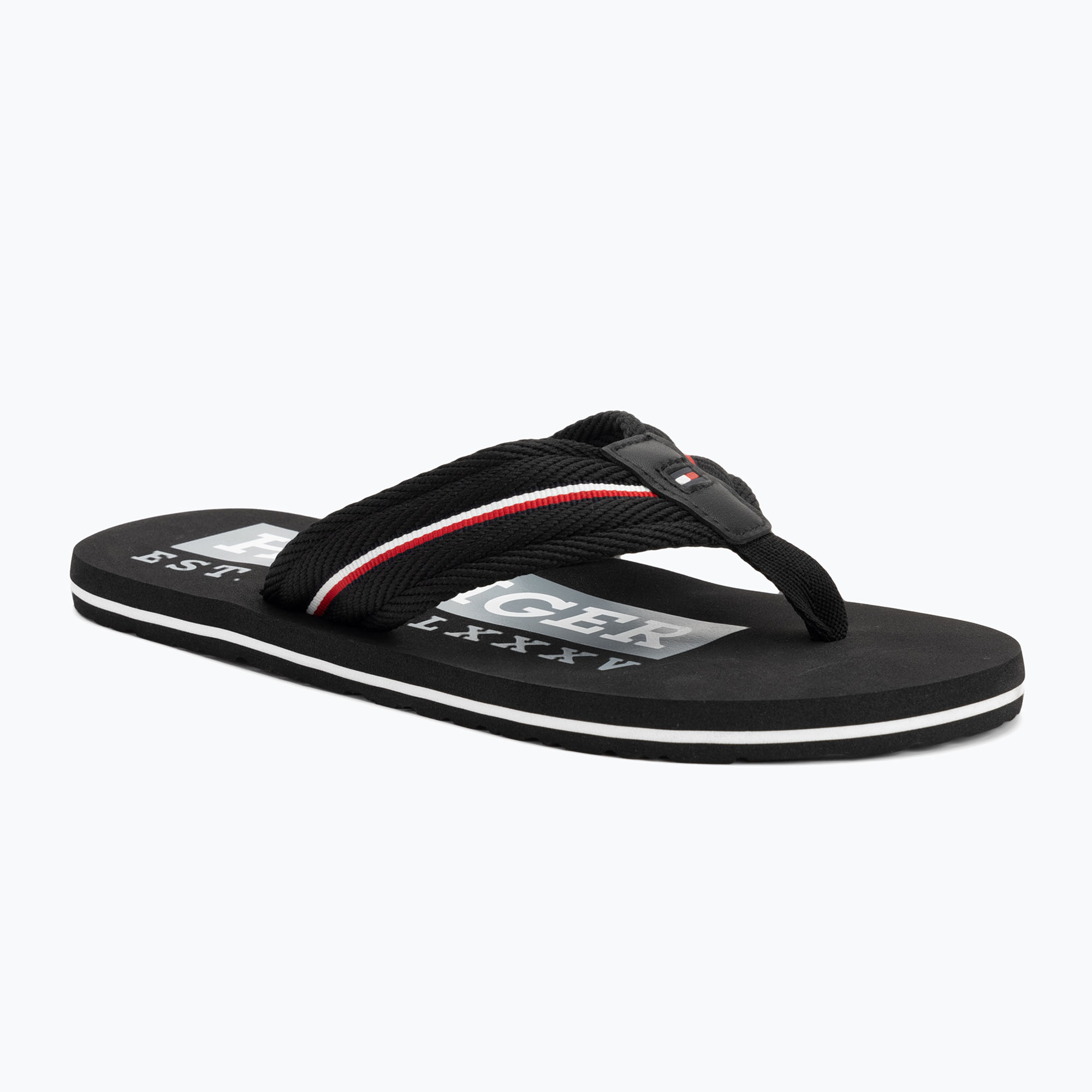 Japonki męskie Tommy Hilfiger Corporate Beach Sandal black 