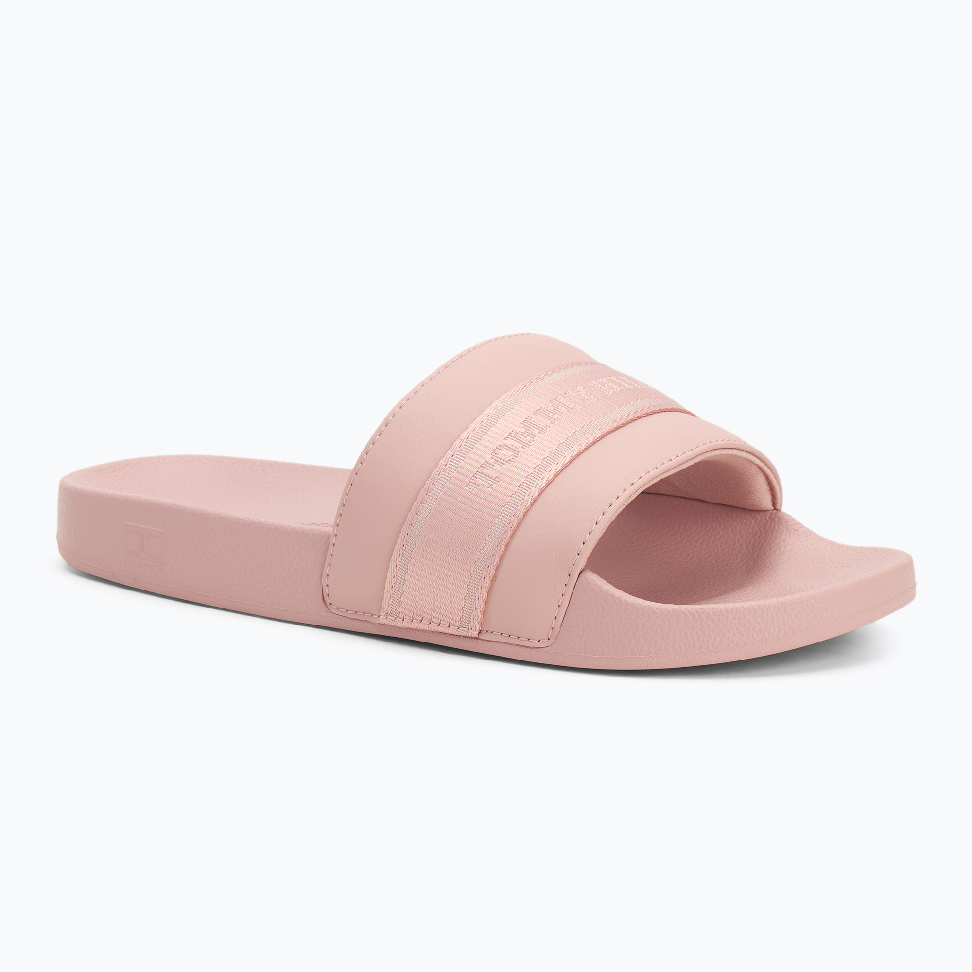 Klapki damskie Tommy Hilfiger Poolside With Webbing foggy pink | WYSYŁKA W 24H | 30 DNI NA ZWROT