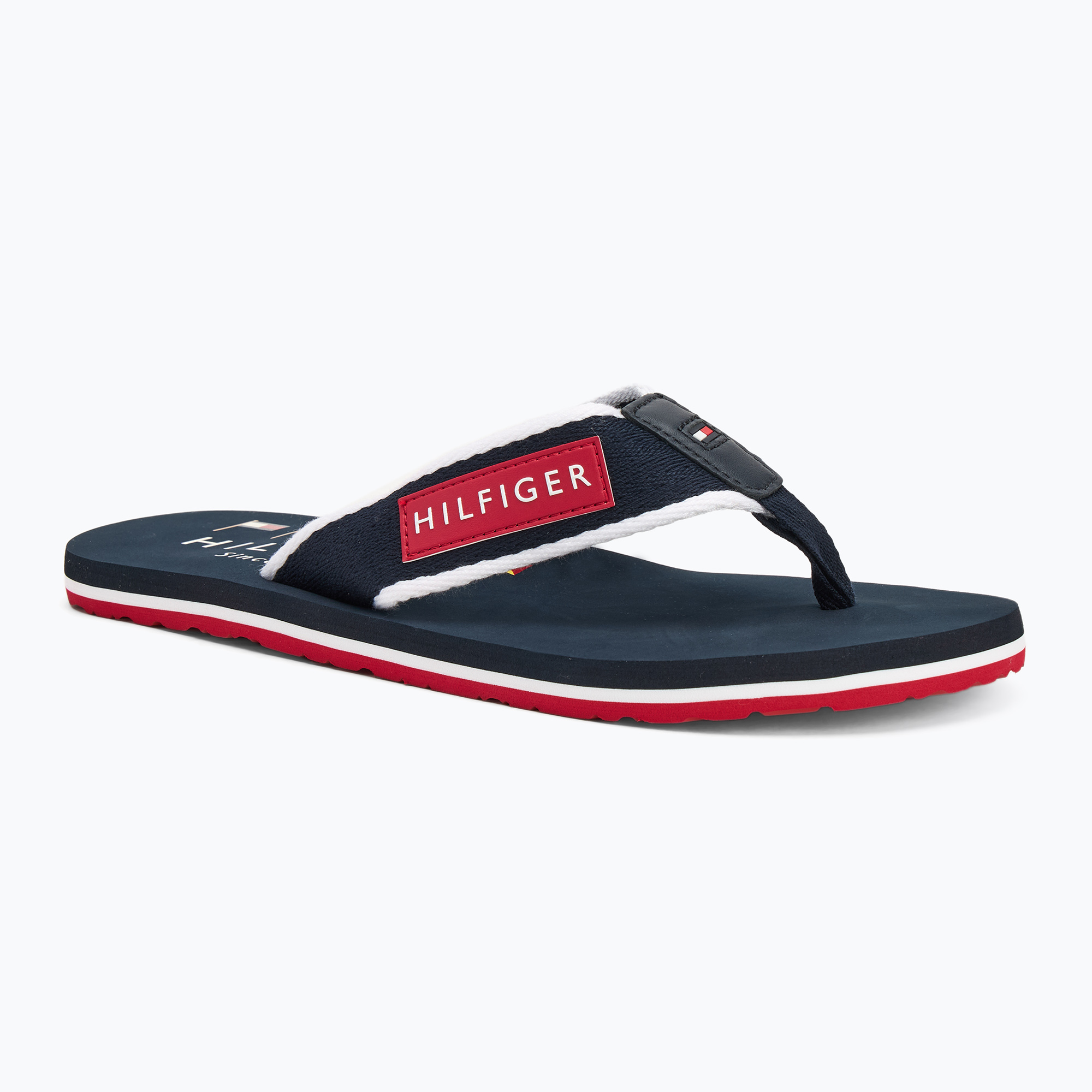 Japonki męskie Tommy Hilfiger Patch Beach Sandal desert sky | WYSYŁKA W 24H | 30 DNI NA ZWROT