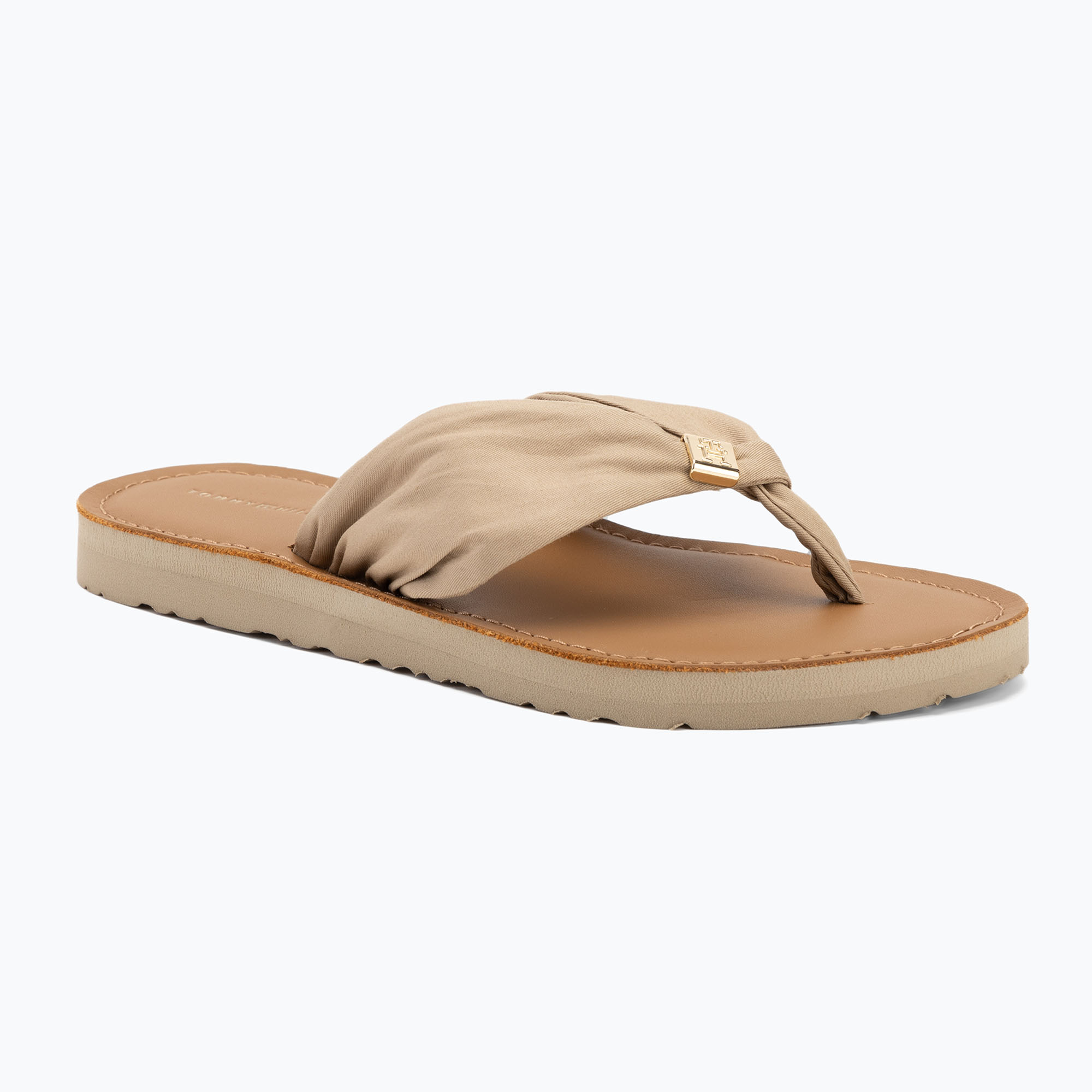 Japonki damskie Tommy Hilfiger Elevated Beach Sandal horseradish 