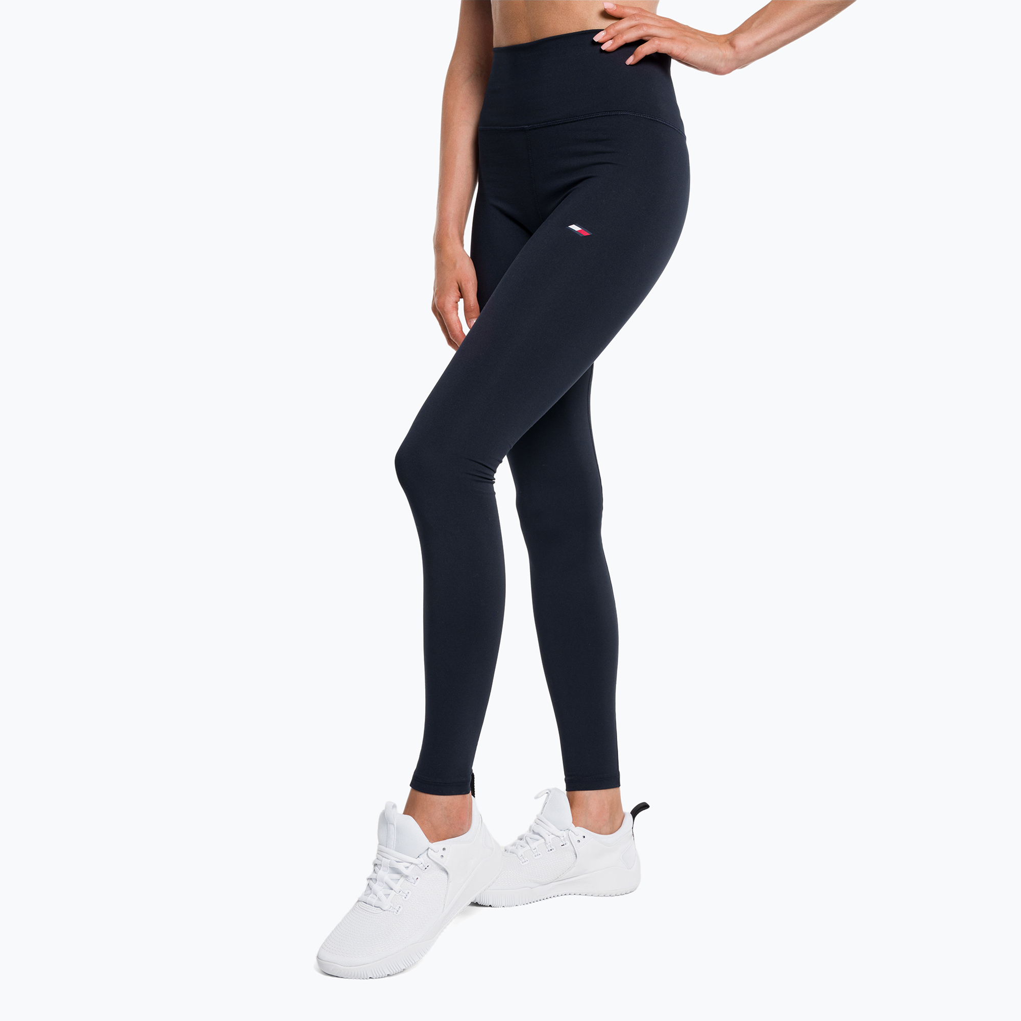 Legginsy damskie Tommy Hilfiger Hw Essential Full Length blue | WYSYŁKA W 24H | 30 DNI NA ZWROT