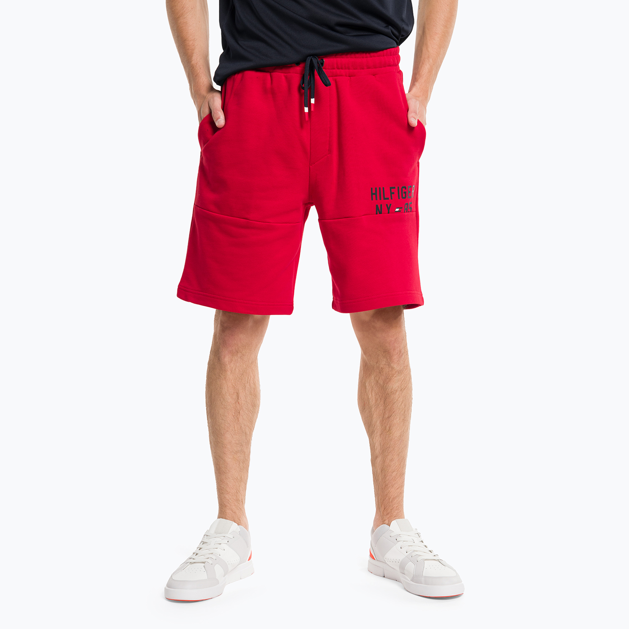 Spodenki męskie Tommy Hilfiger Graphic Sweatshort red | WYSYŁKA W 24H | 30 DNI NA ZWROT