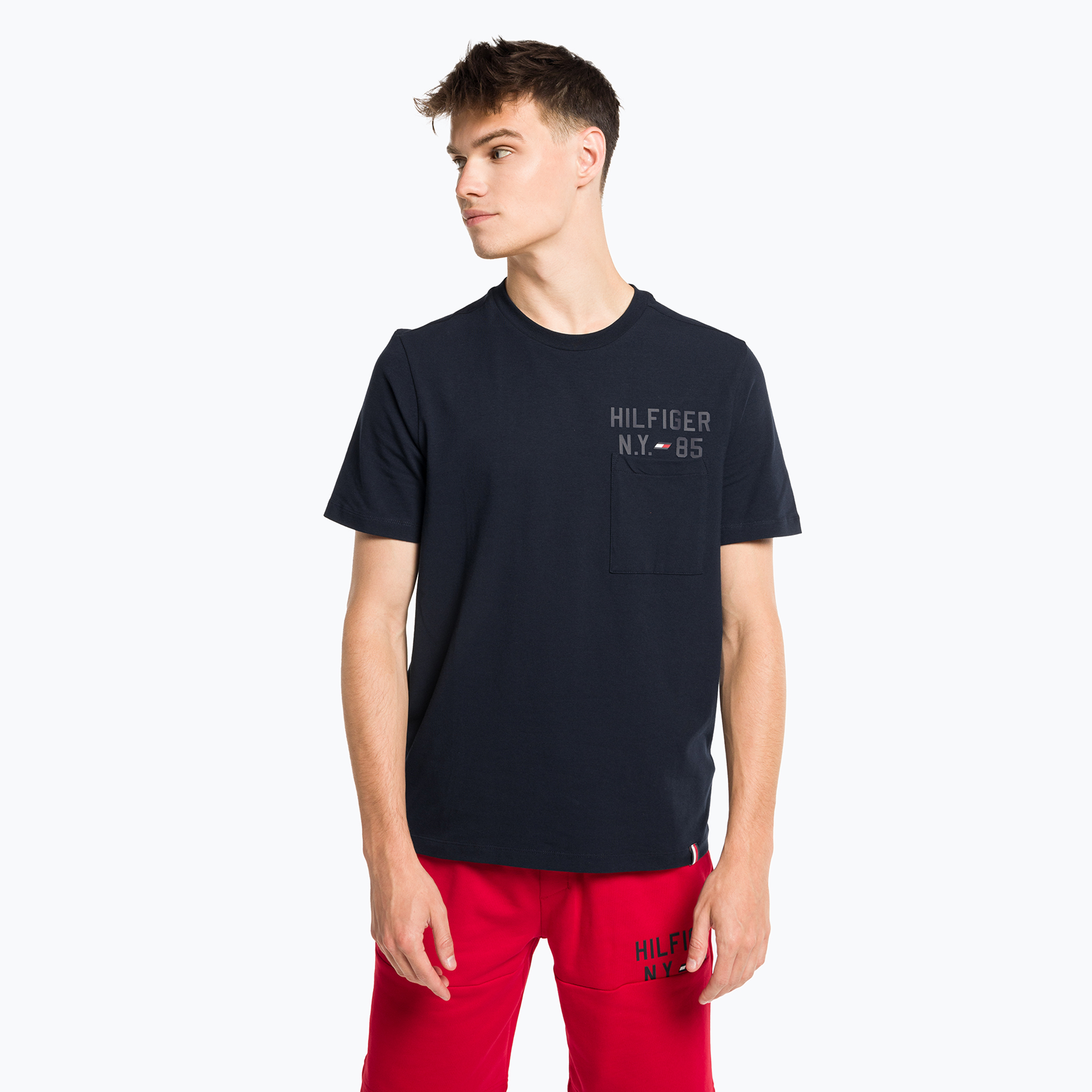 Koszulka męska Tommy Hilfiger Graphic Tee blue | WYSYŁKA W 24H | 30 DNI NA ZWROT