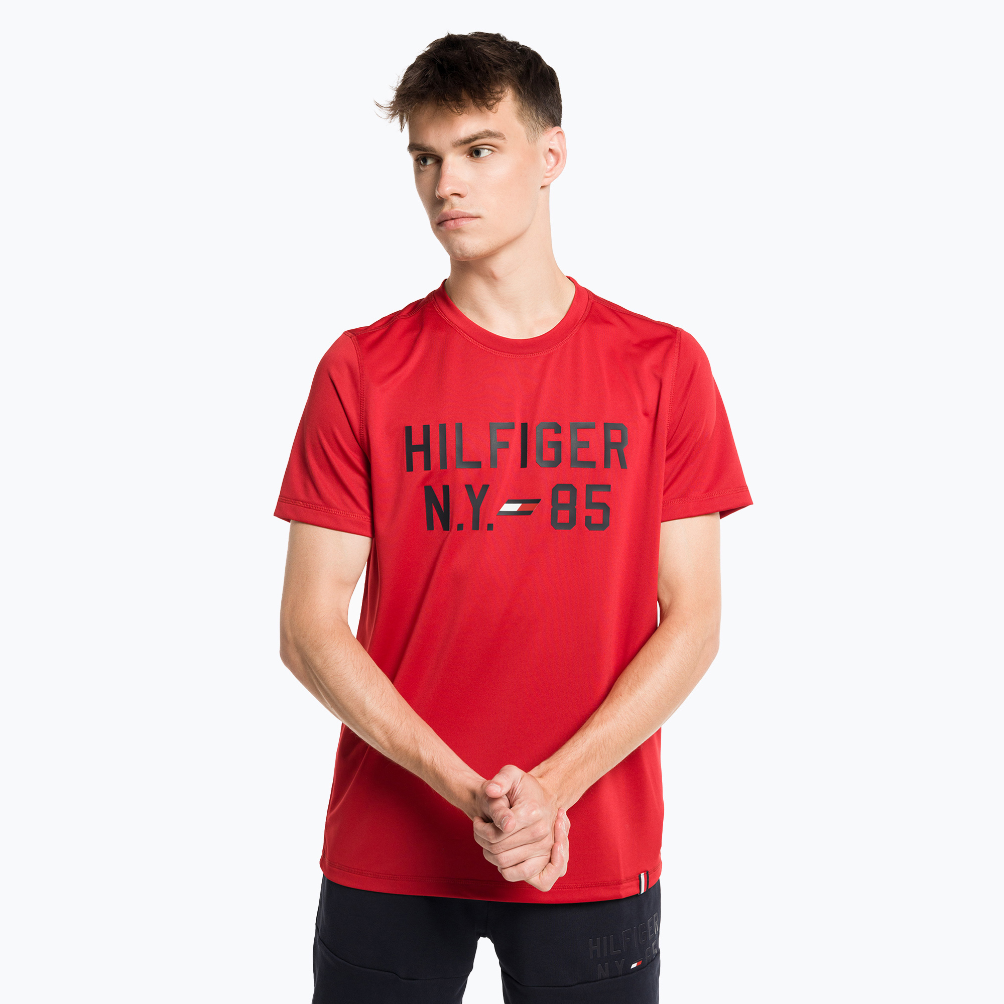 Koszulka męska Tommy Hilfiger Graphic Training red | WYSYŁKA W 24H | 30 DNI NA ZWROT