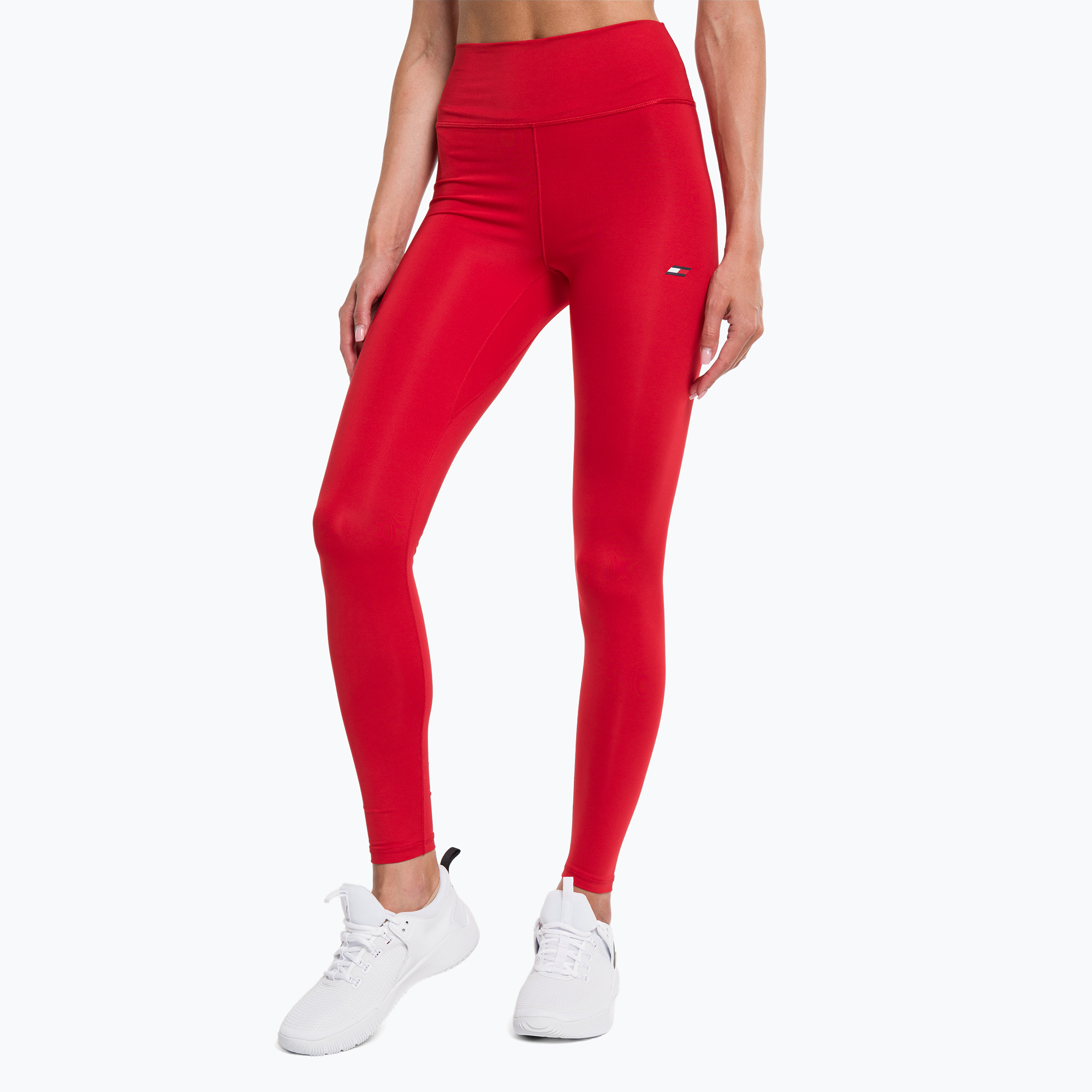 Legginsy damskie Tommy Hilfiger Essentials Rw Full Length red | WYSYŁKA W 24H | 30 DNI NA ZWROT