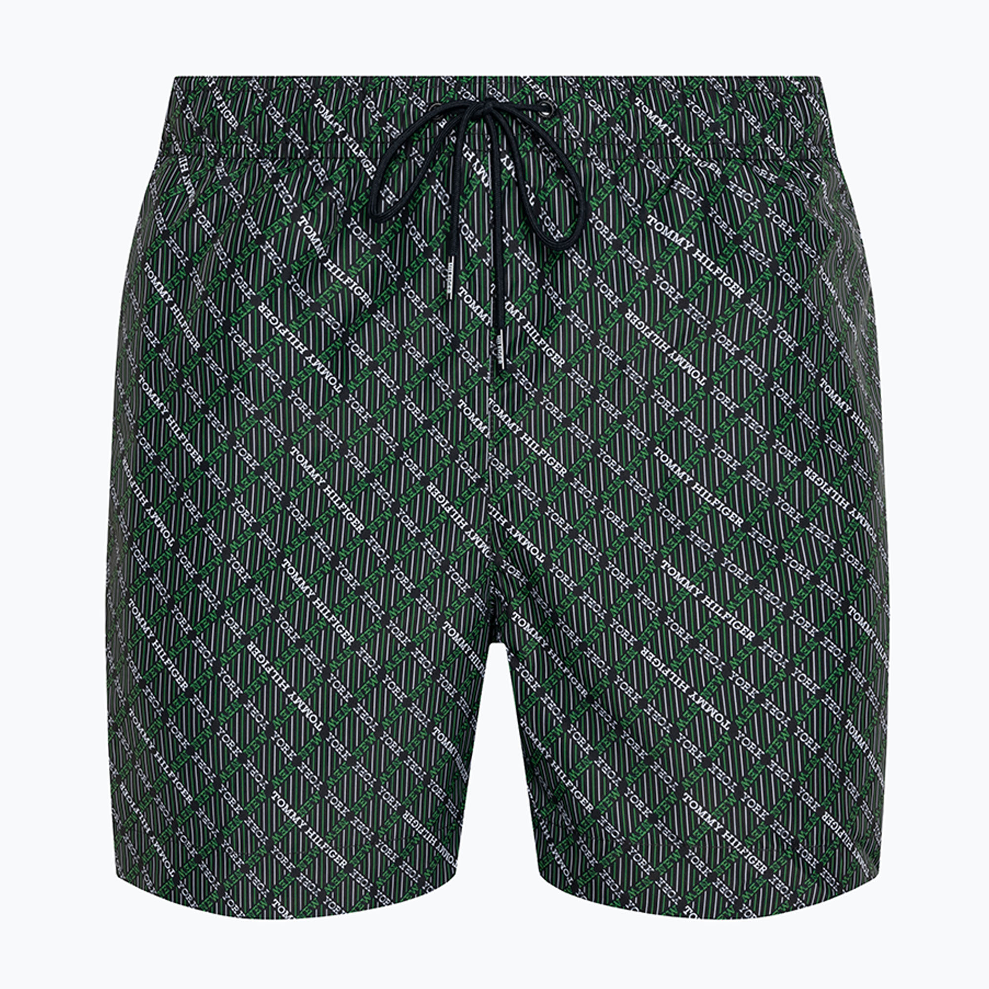 Szorty kąpielowe męskie Tommy Hilfiger Medium Drawstring Print new york geo green | WYSYŁKA W 24H | 30 DNI NA ZWROT