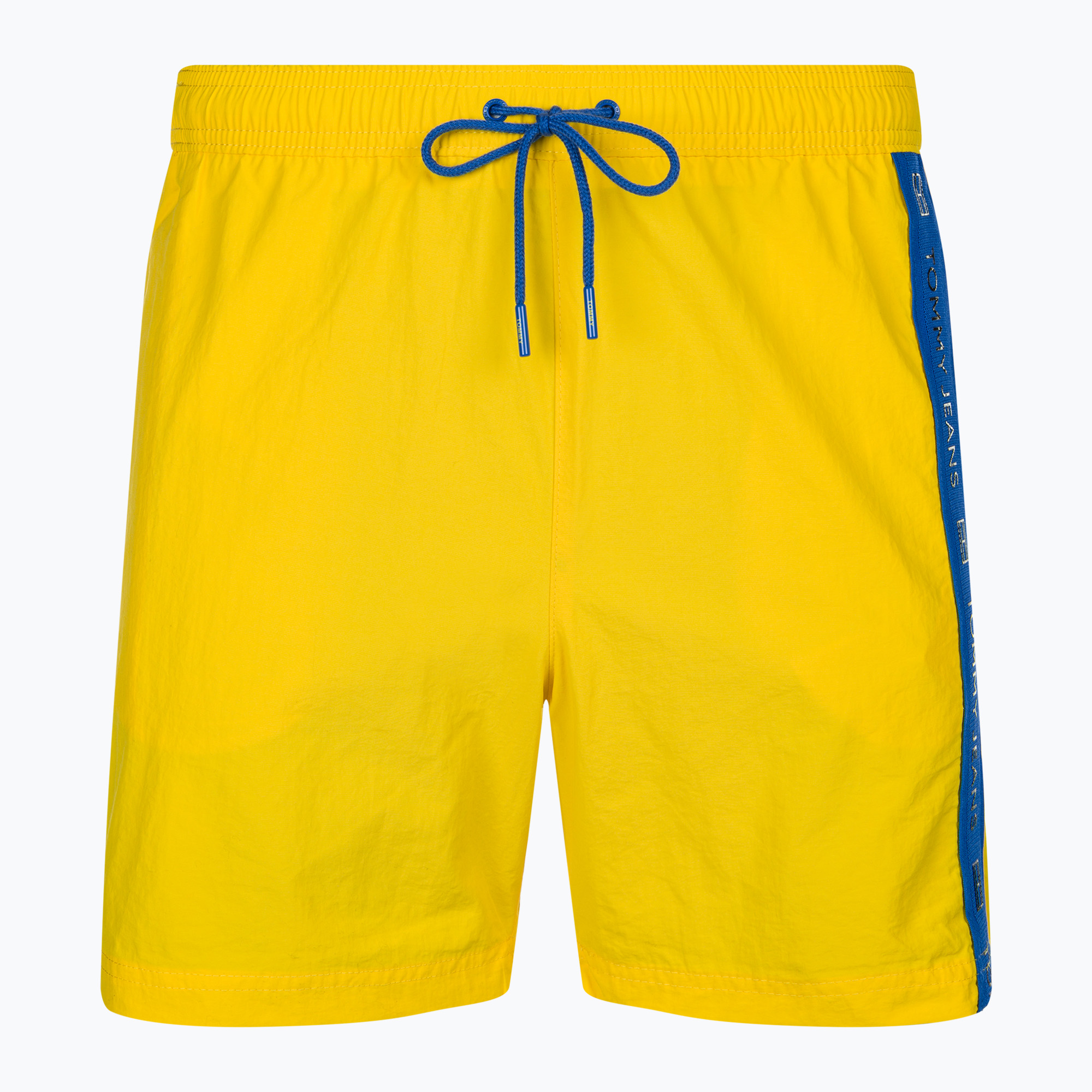 Szorty kąpielowe męskie Tommy Jeans SF Medium Drawstring Side Tape vivid yellow | WYSYŁKA W 24H | 30 DNI NA ZWROT