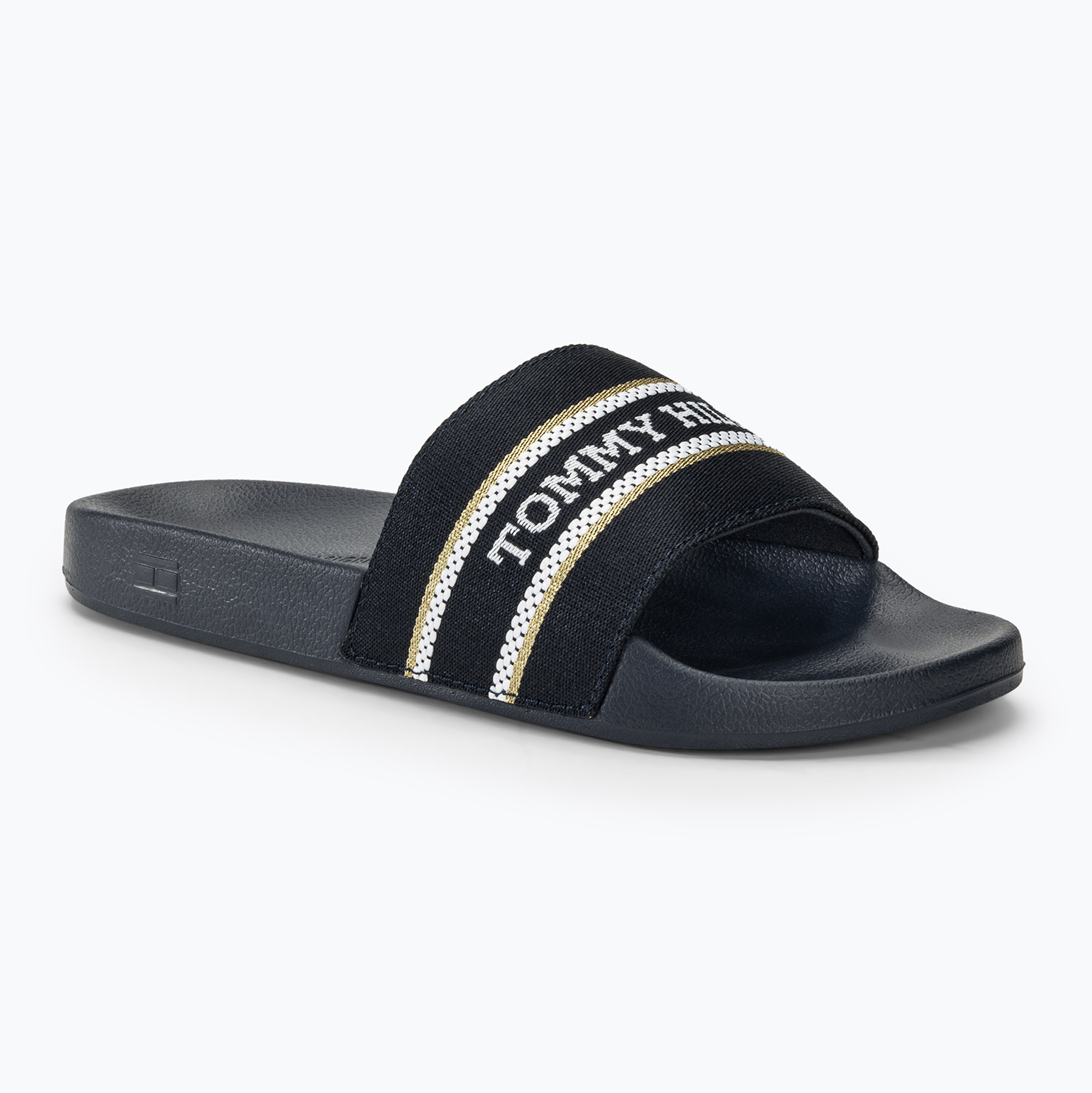Klapki damskie Tommy Hilfiger Poolslide With Webbing space blue | WYSYŁKA W 24H | 30 DNI NA ZWROT