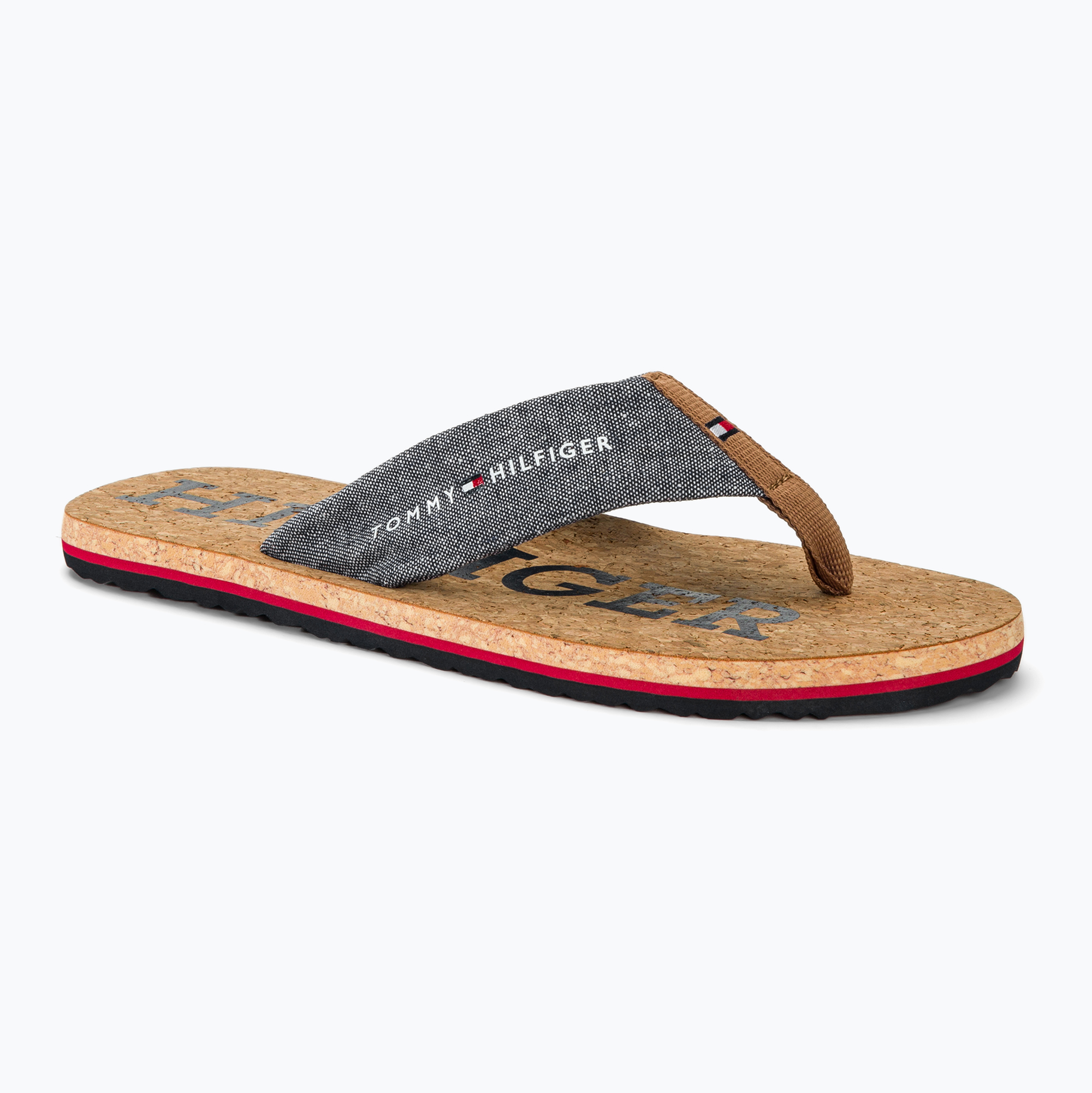 Japonki męskie Tommy Hilfiger Cork Beach Sandal desert sky | WYSYŁKA W 24H | 30 DNI NA ZWROT
