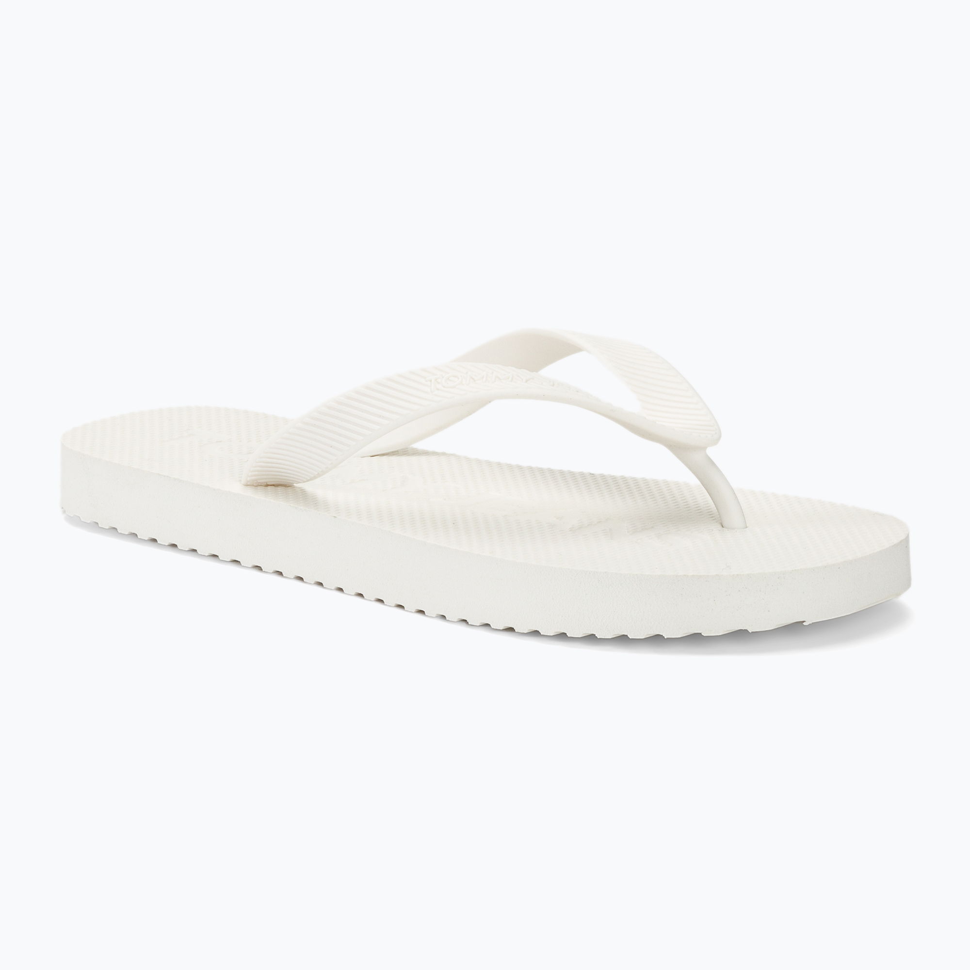Japonki męskie Tommy Jeans Beach Flip Flop ecru | WYSYŁKA W 24H | 30 DNI NA ZWROT