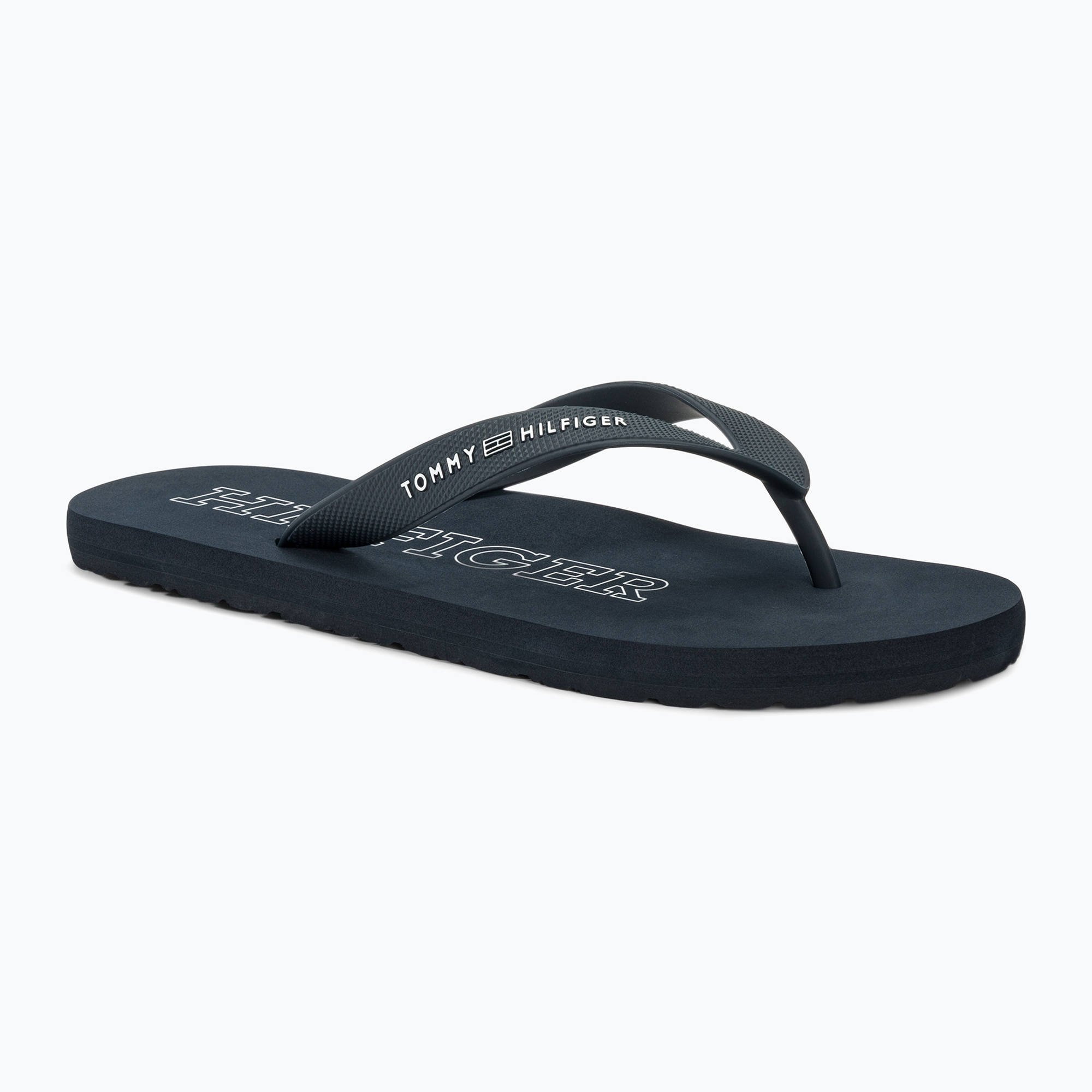 Japonki męskie Tommy Hilfiger Rubber Beach Sandal desert sky | WYSYŁKA W 24H | 30 DNI NA ZWROT