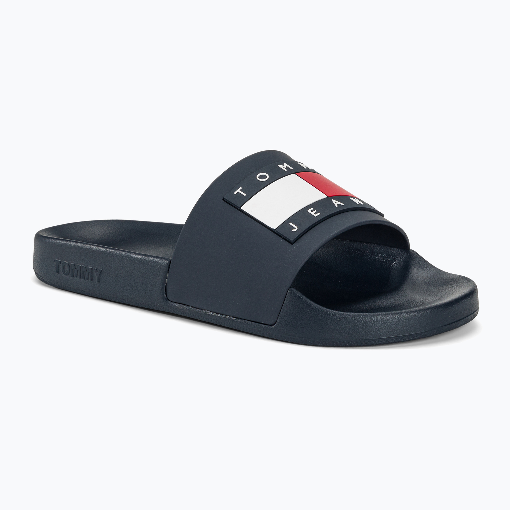 Klapki damskie Tommy Jeans Flag Pool Slide Ess dark night navy | WYSYŁKA W 24H | 30 DNI NA ZWROT