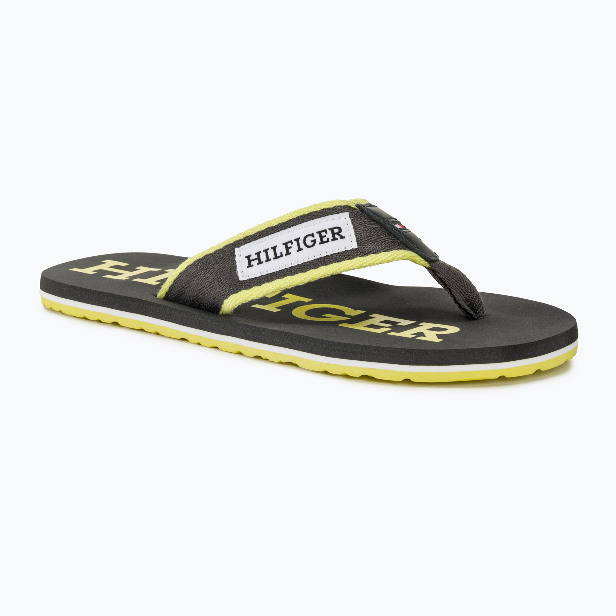 Japonki męskie Tommy Hilfiger Patch Beach Sandal dark ash | WYSYŁKA W 24H | 30 DNI NA ZWROT