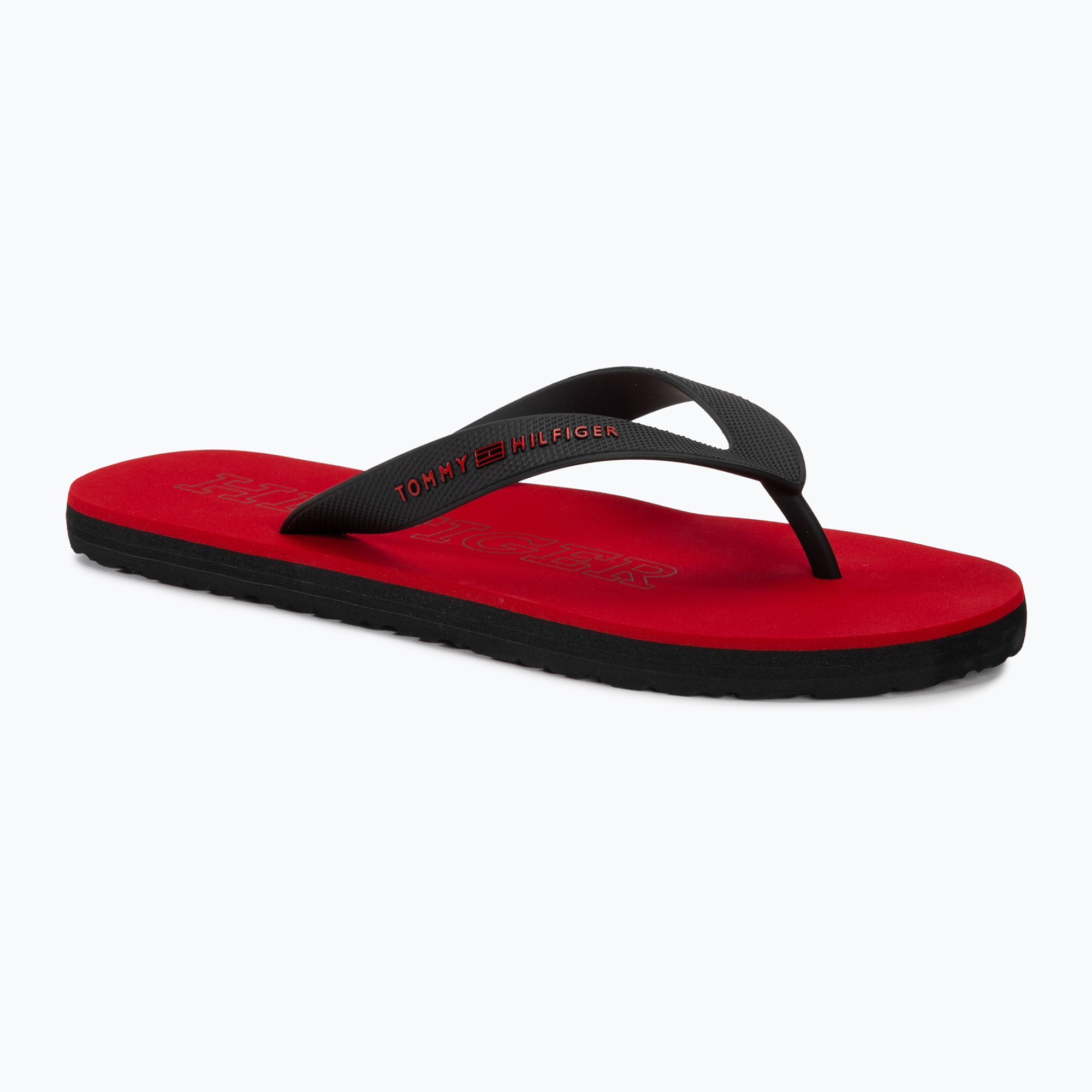 Japonki męskie Tommy Hilfiger Rubber Beach Sandal black | WYSYŁKA W 24H | 30 DNI NA ZWROT