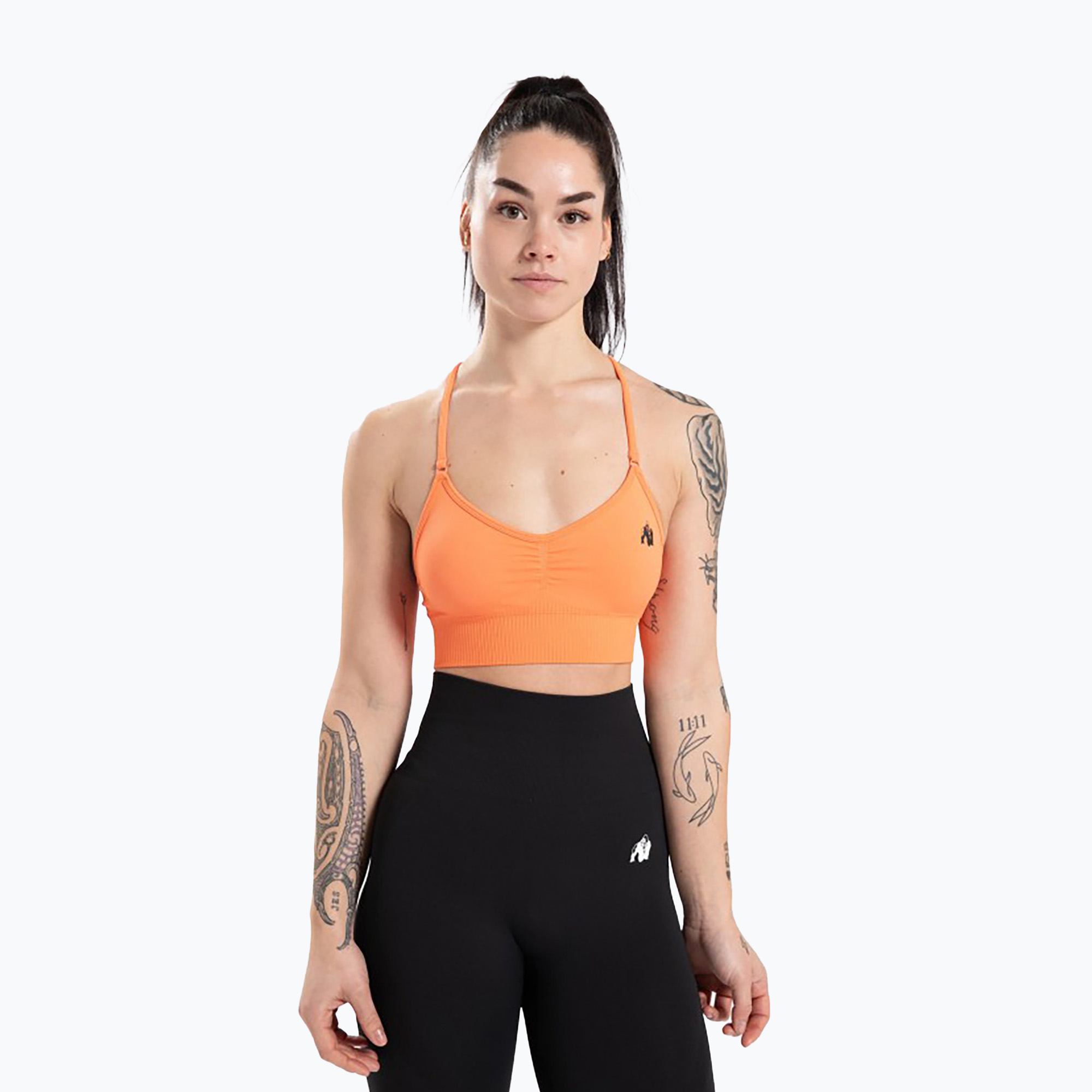 Biustonosz treningowy Gorilla Wear Olivia Sports Bra orange | WYSYŁKA W 24H | 30 DNI NA ZWROT