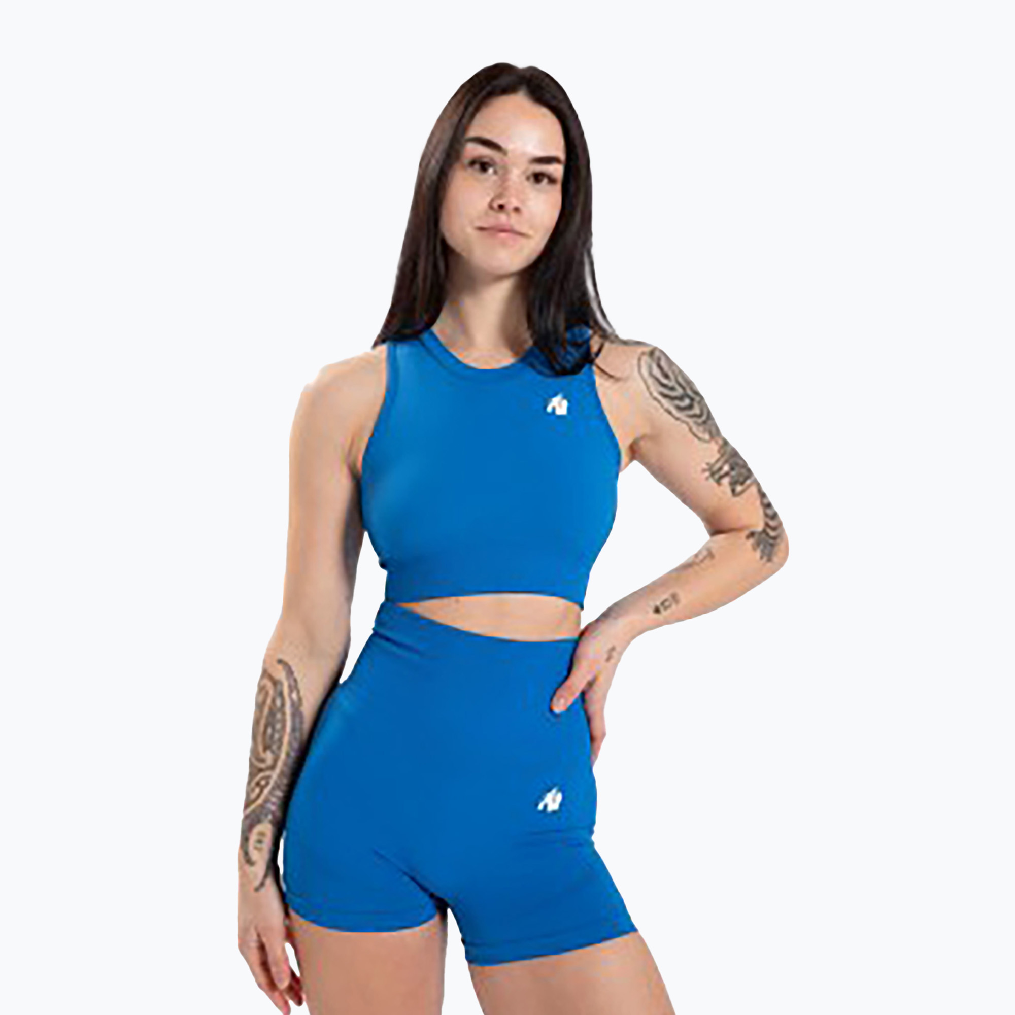 Spodenki treningowe damskie Gorilla Wear Olivia blue | WYSYŁKA W 24H | 30 DNI NA ZWROT