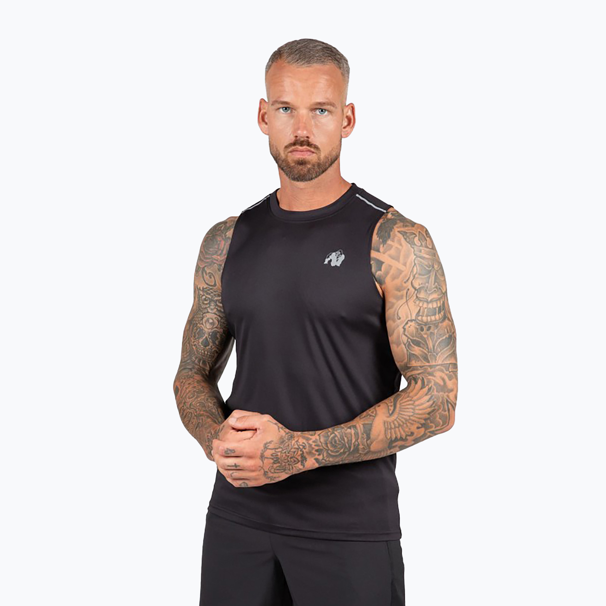 Tank top treningowy męski Gorilla Wear Easton black | WYSYŁKA W 24H | 30 DNI NA ZWROT