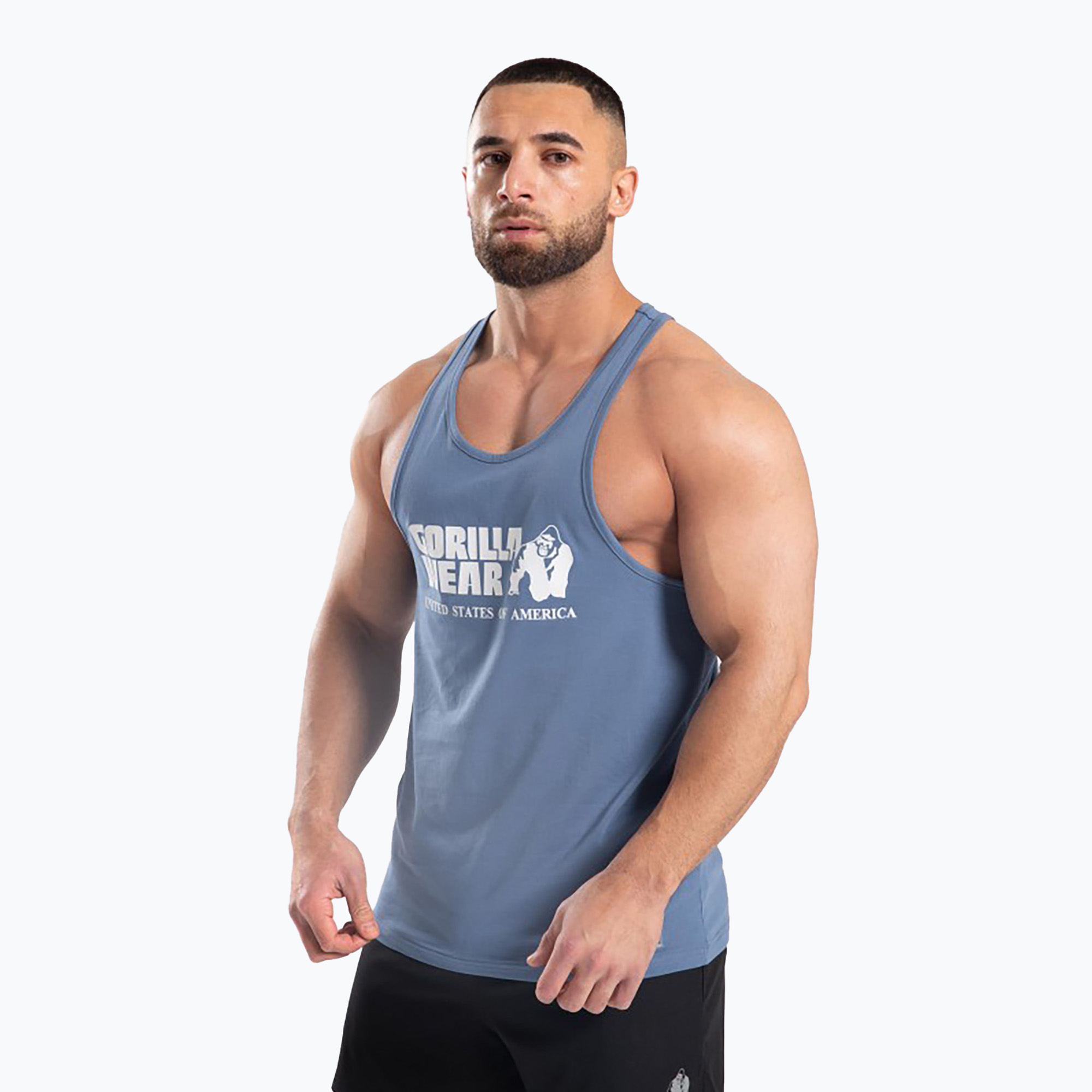 Tank top treningowy męski Gorilla Wear Classic coronet blue | WYSYŁKA W 24H | 30 DNI NA ZWROT