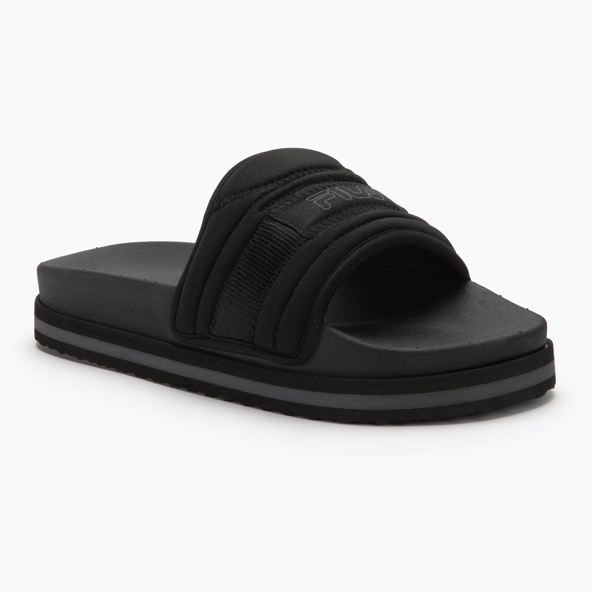 Klapki damskie FILA Morro Bay Zeppa Lounge black/black | WYSYŁKA W 24H | 30 DNI NA ZWROT