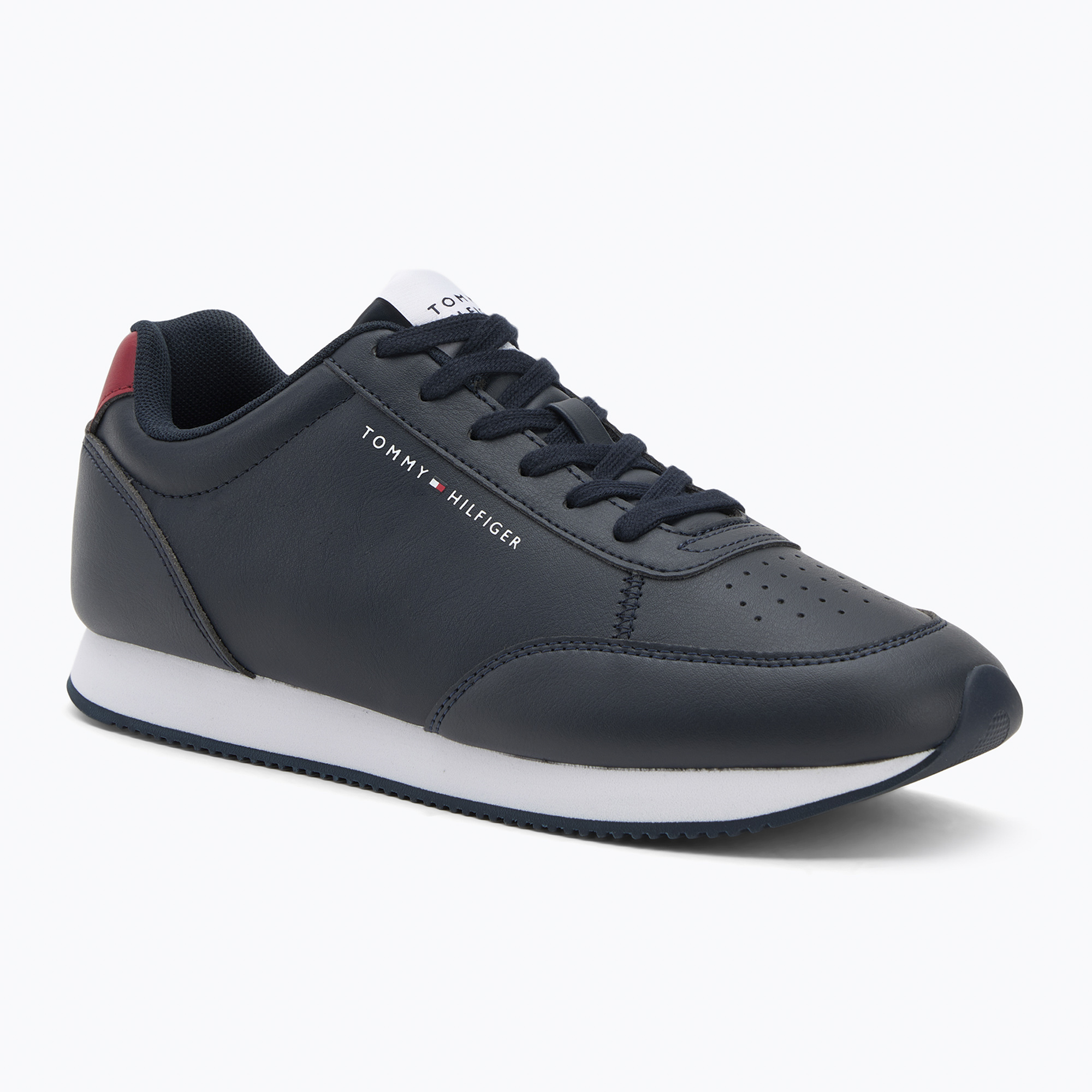 Buty męskie Tommy Hilfiger Lo Runner Pu Mix desert sky 