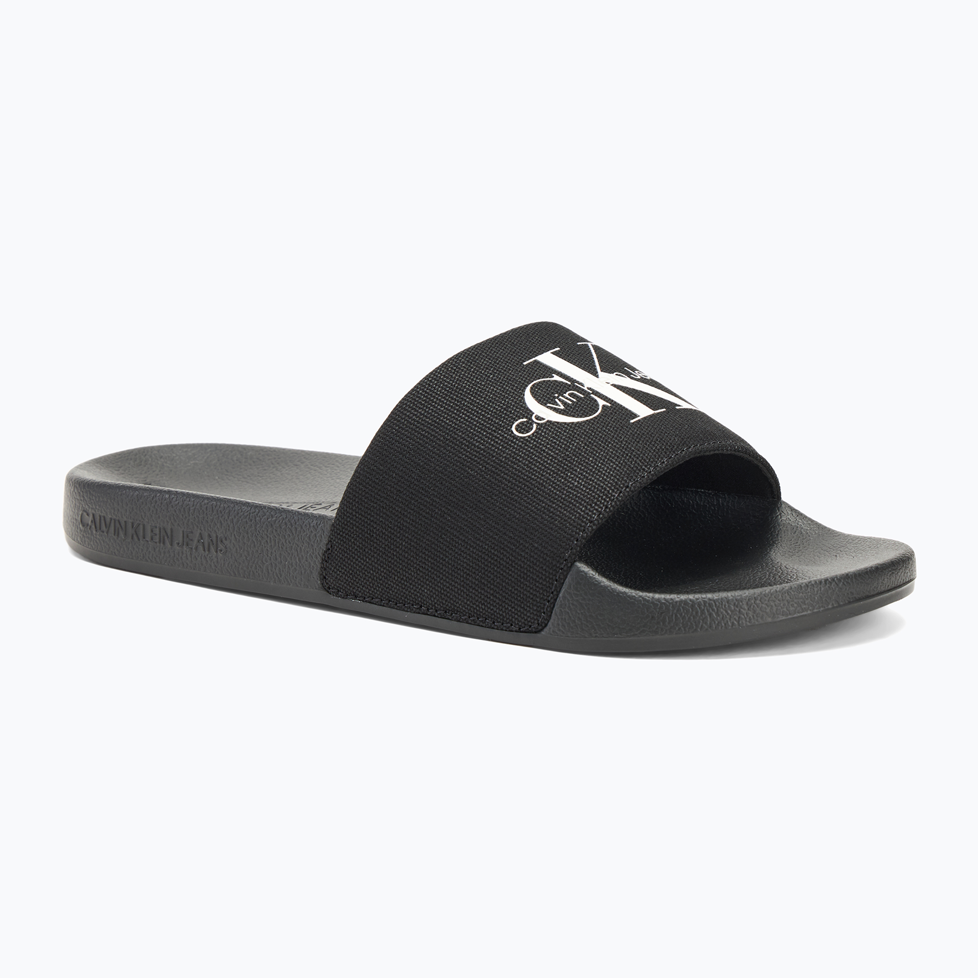 Klapki męskie Calvin Klein YM0YM01271 Slide Monogram Cv black/bright white | WYSYŁKA W 24H | 30 DNI NA ZWROT