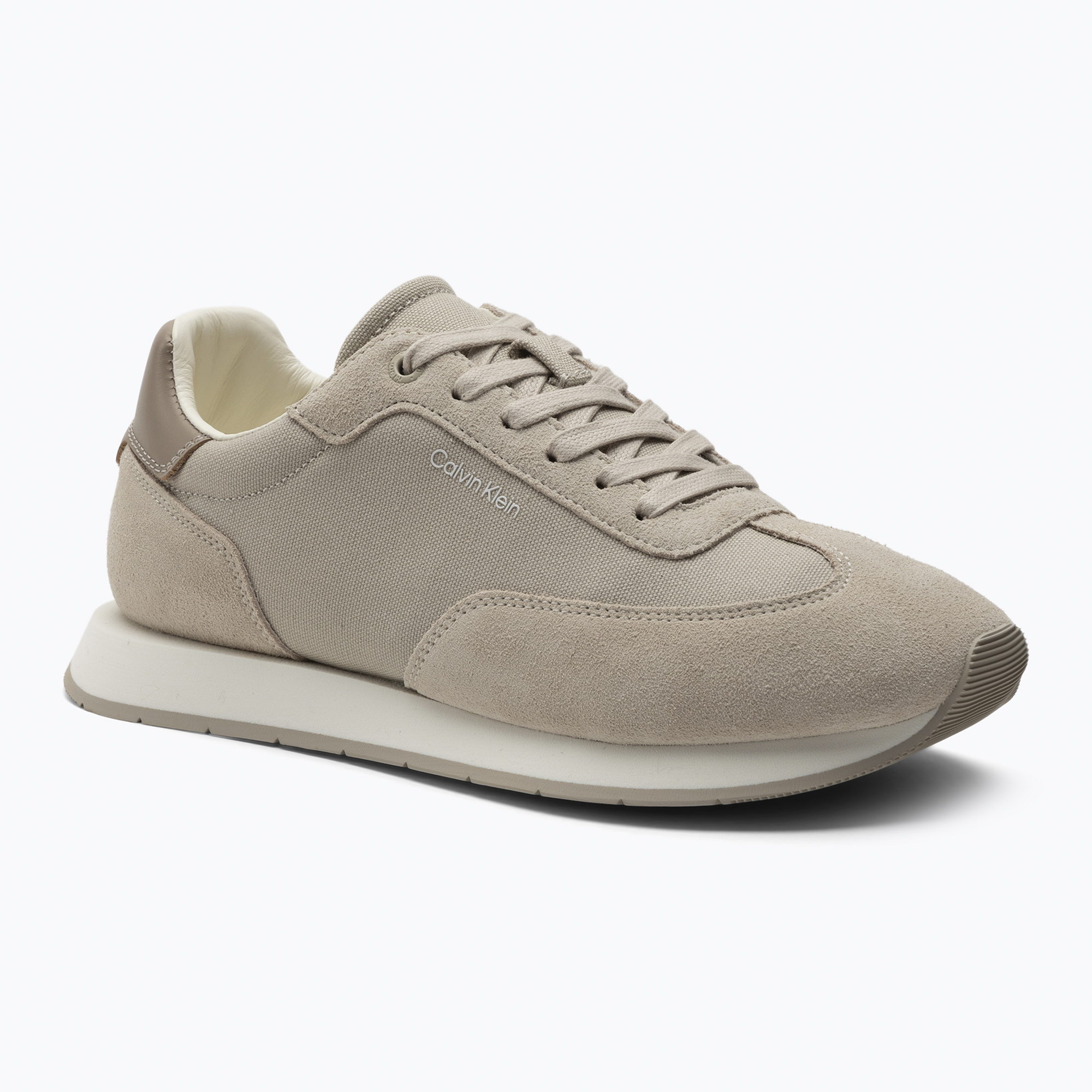 Buty Calvin męskie Klein HM0HM01723 Low Prof Runn Laceup Cv Mix feather gray mix 