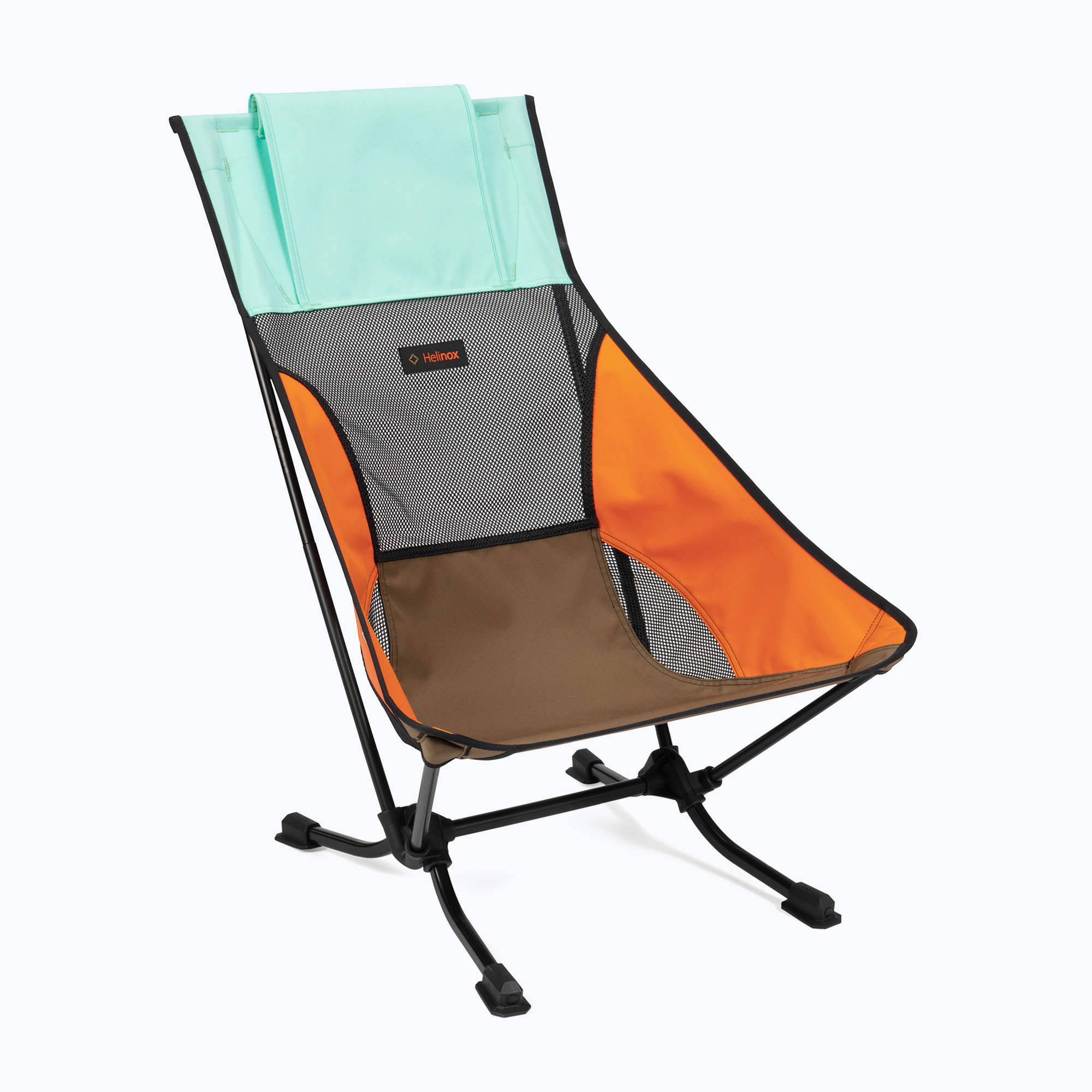 Krzesło turystyczne Helinox Beach mint multiblock 