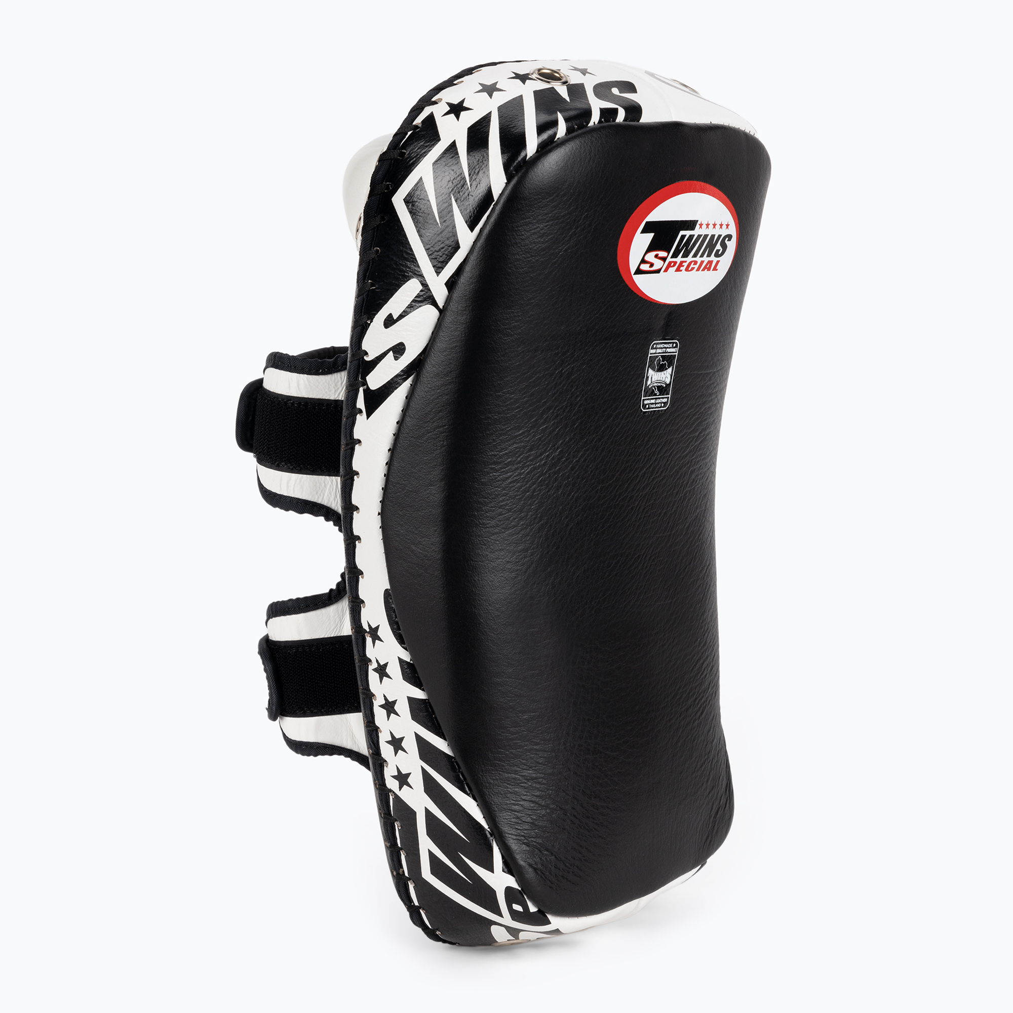 Tarcze tajskie Twins Special Deluxe Curved Leather Kick Pads roz. XL black | WYSYŁKA W 24H | 30 DNI NA ZWROT