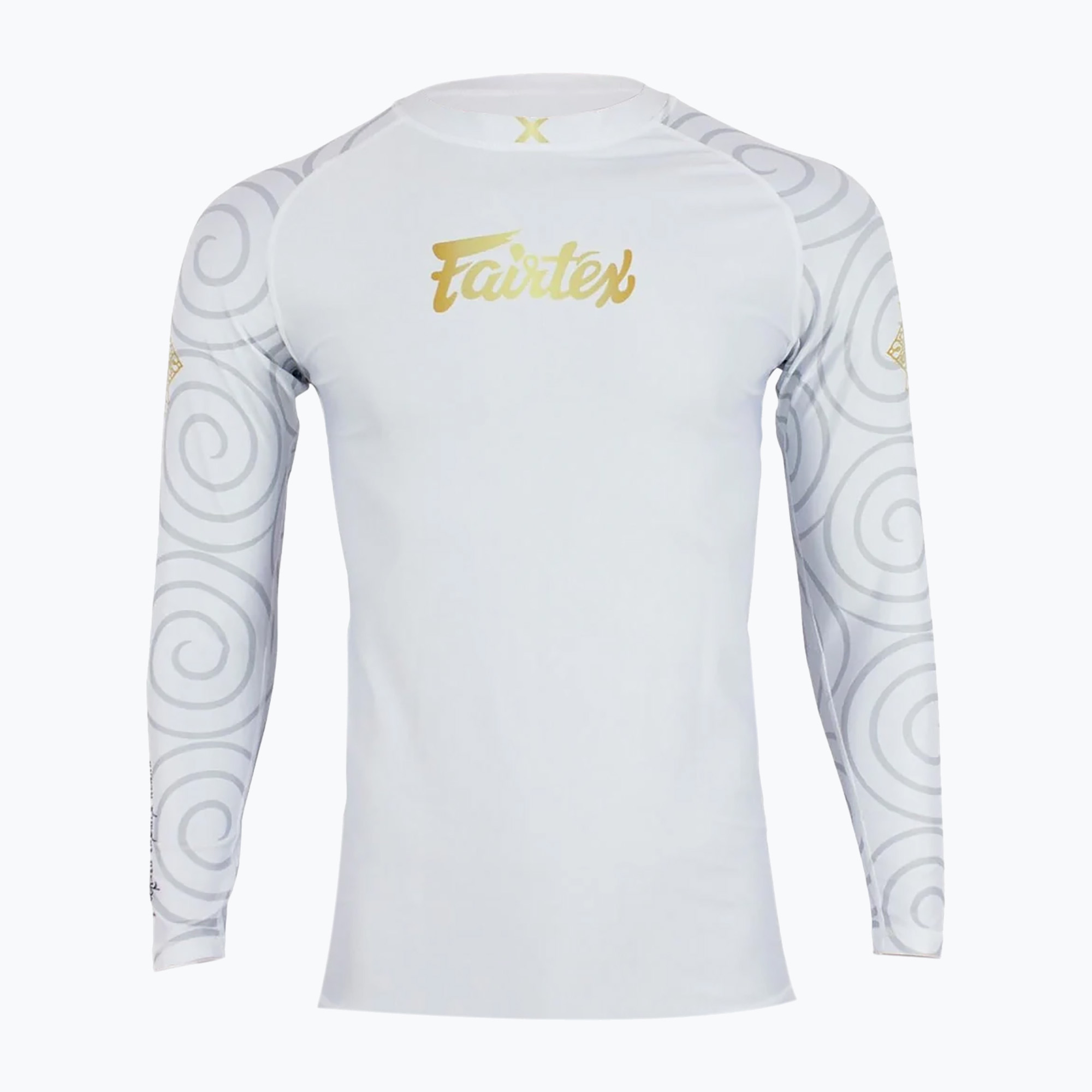 Rashguard longsleeve męski Fairtex Hanuman Pro white 