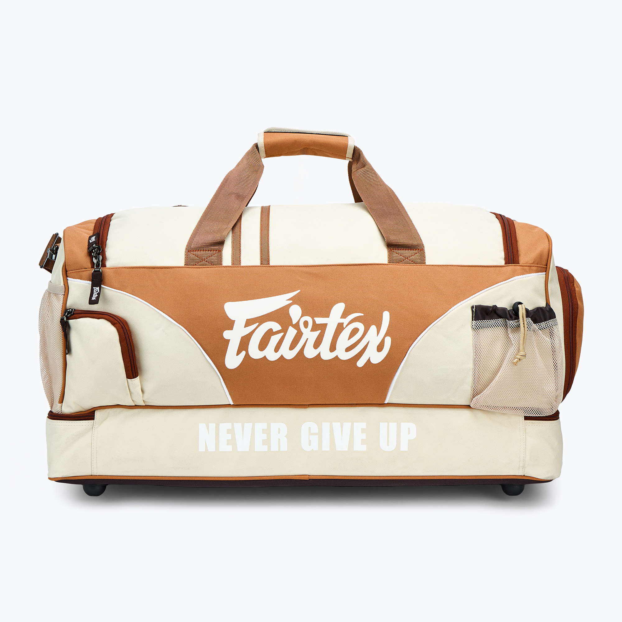 Torba treningowa Fairtex Gym Bag khaki/orange 