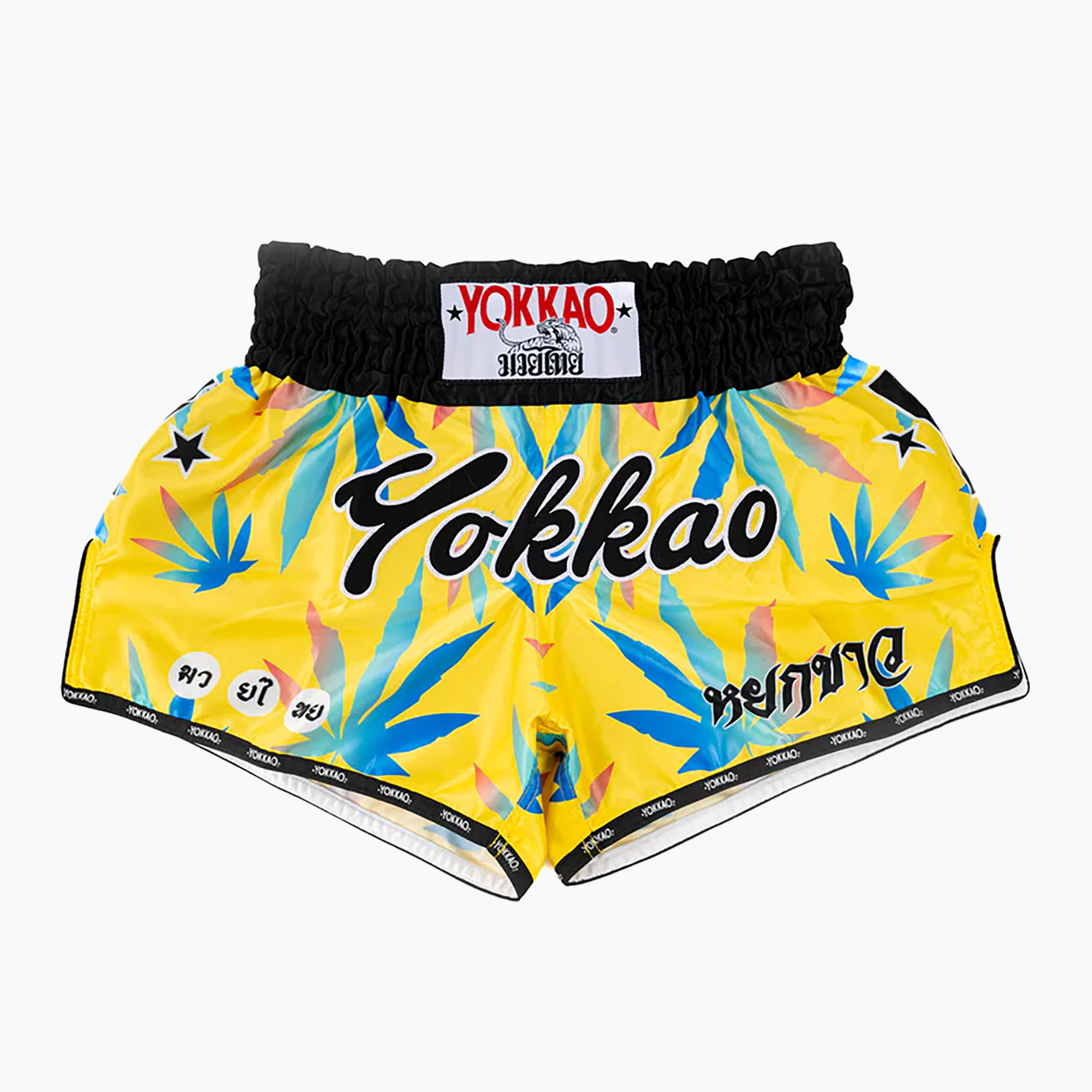 Spodenki treningowe męskie YOKKAO Wax CarbonFit yellow 