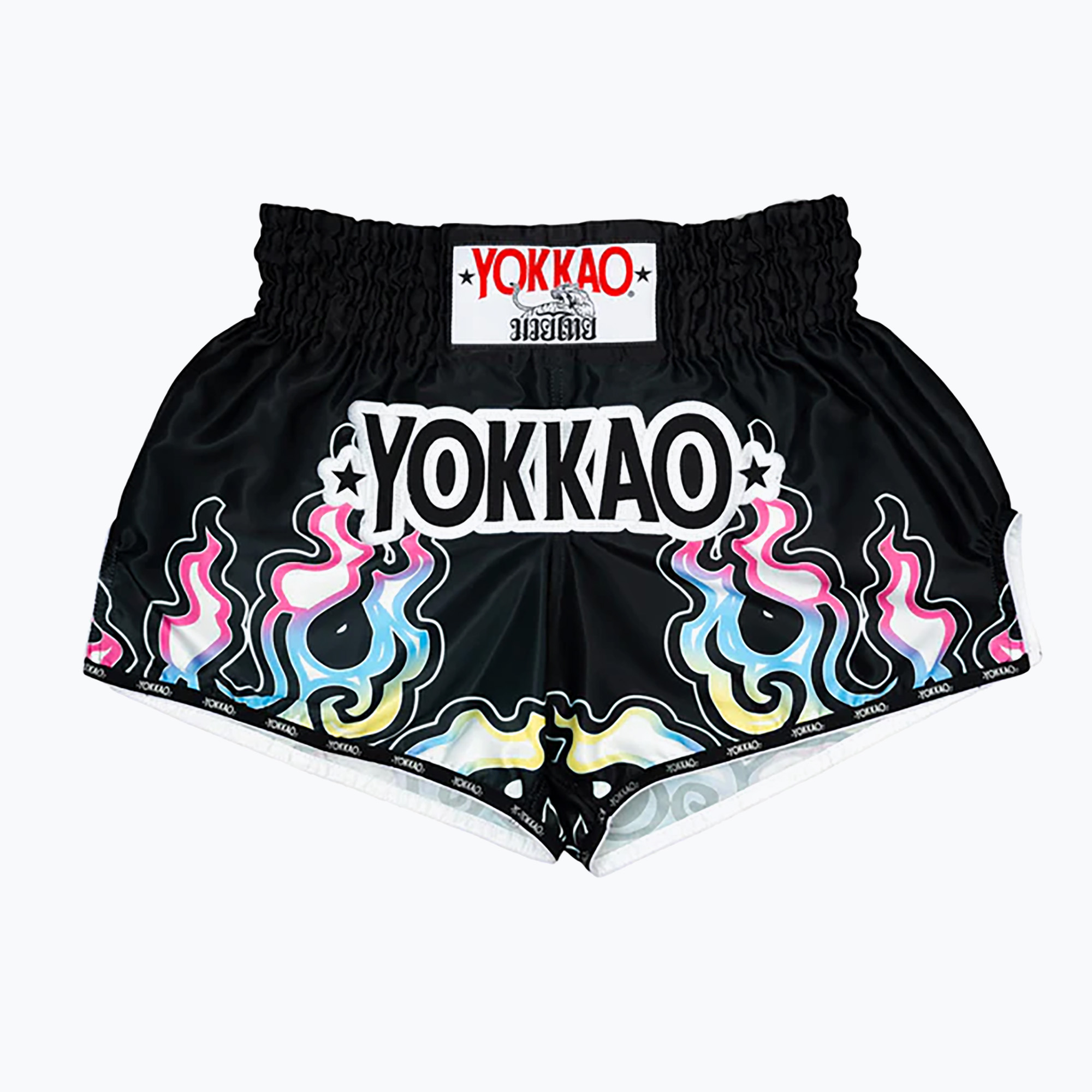 Spodenki treningowe męskie YOKKAO Flames CarbonFit black 
