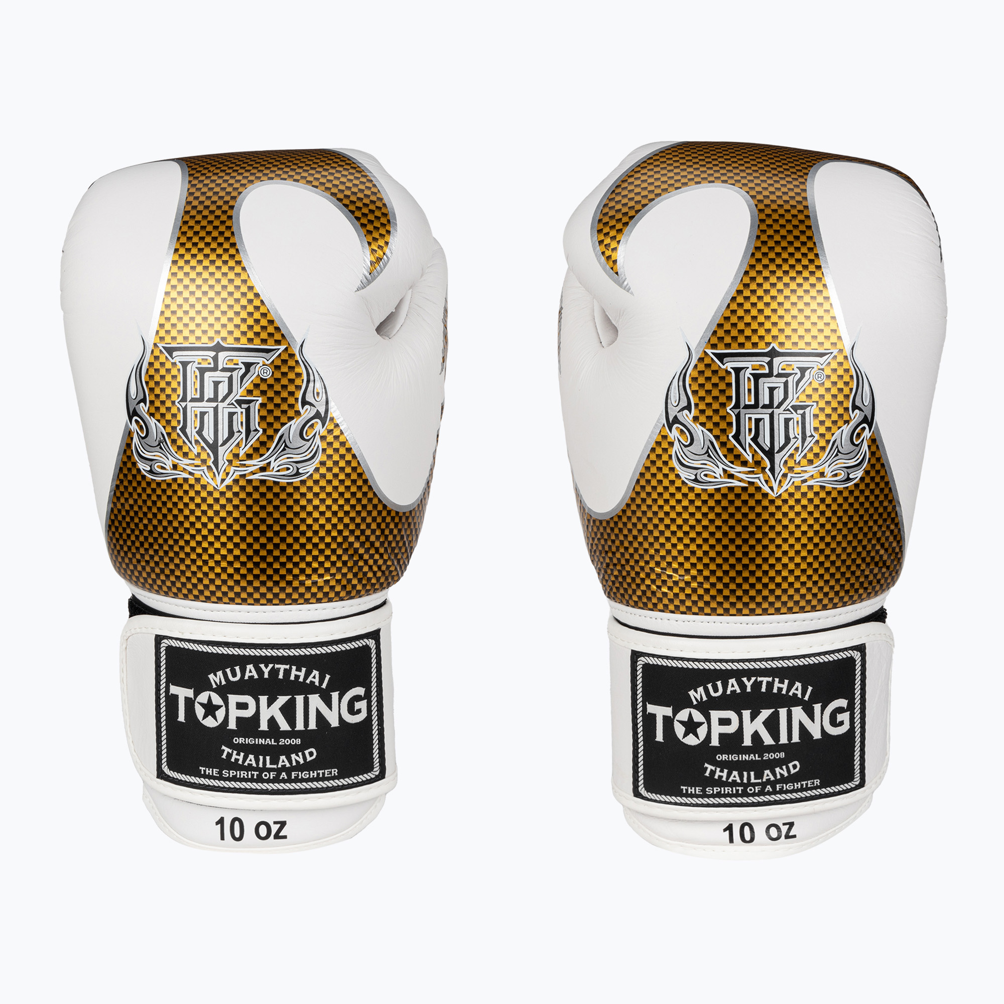 Rękawice bokserskie Top King Muay Thai Empower white/gold | WYSYŁKA W 24H | 30 DNI NA ZWROT