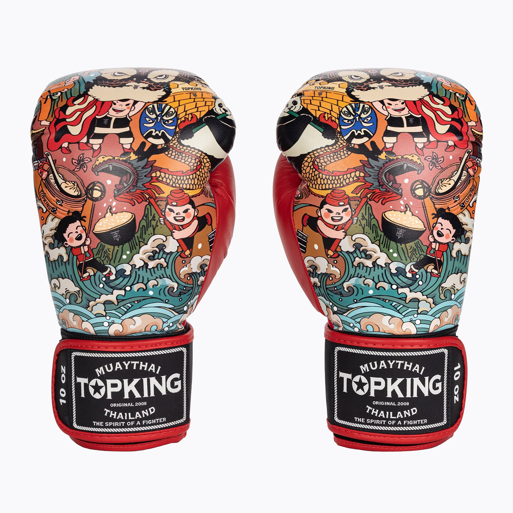 Rękawice bokserskie Top King Boxing Culture black/red TKBGCT-SL-2C3 