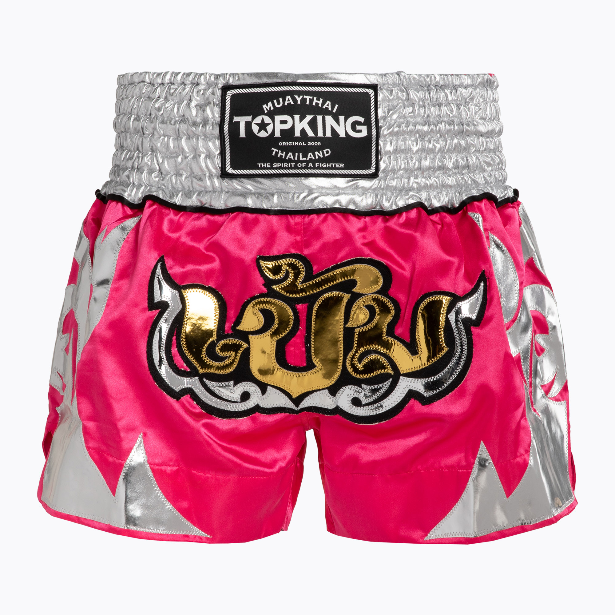 Spodenki treningowe Top King Thai Boxing pink/white 