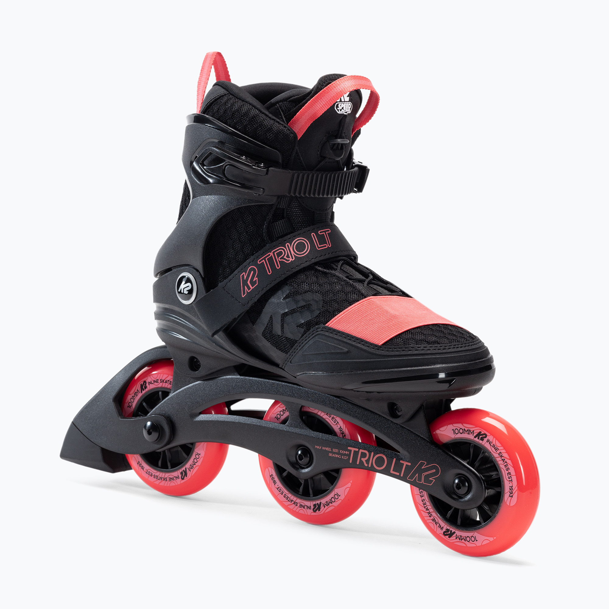 Rolki damskie K2 Trio LT 100 black/pink | WYSYŁKA W 24H | 30 DNI NA ZWROT