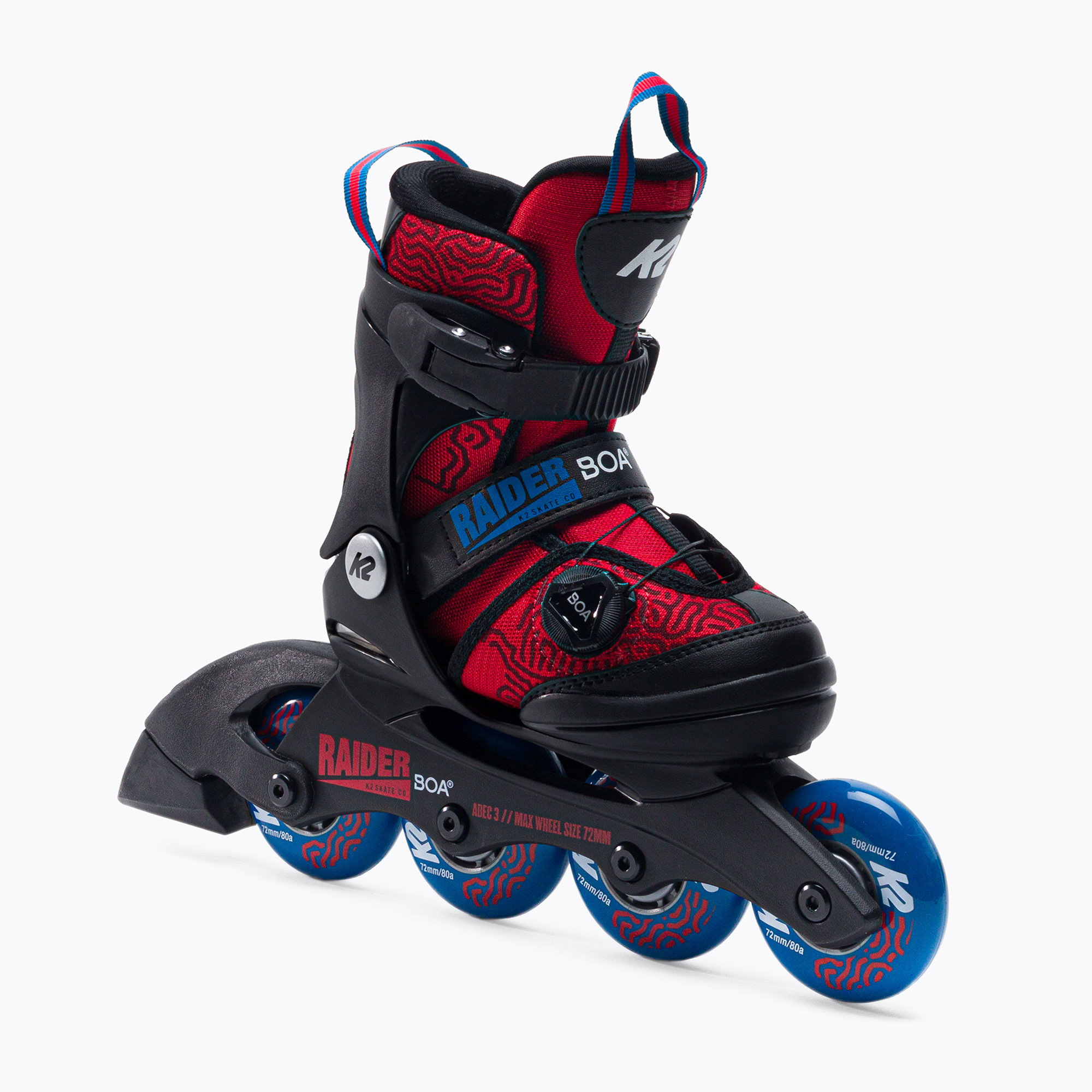 Rolki dziecięce K2 Raider Boa red/black/blue | WYSYŁKA W 24H | 30 DNI NA ZWROT