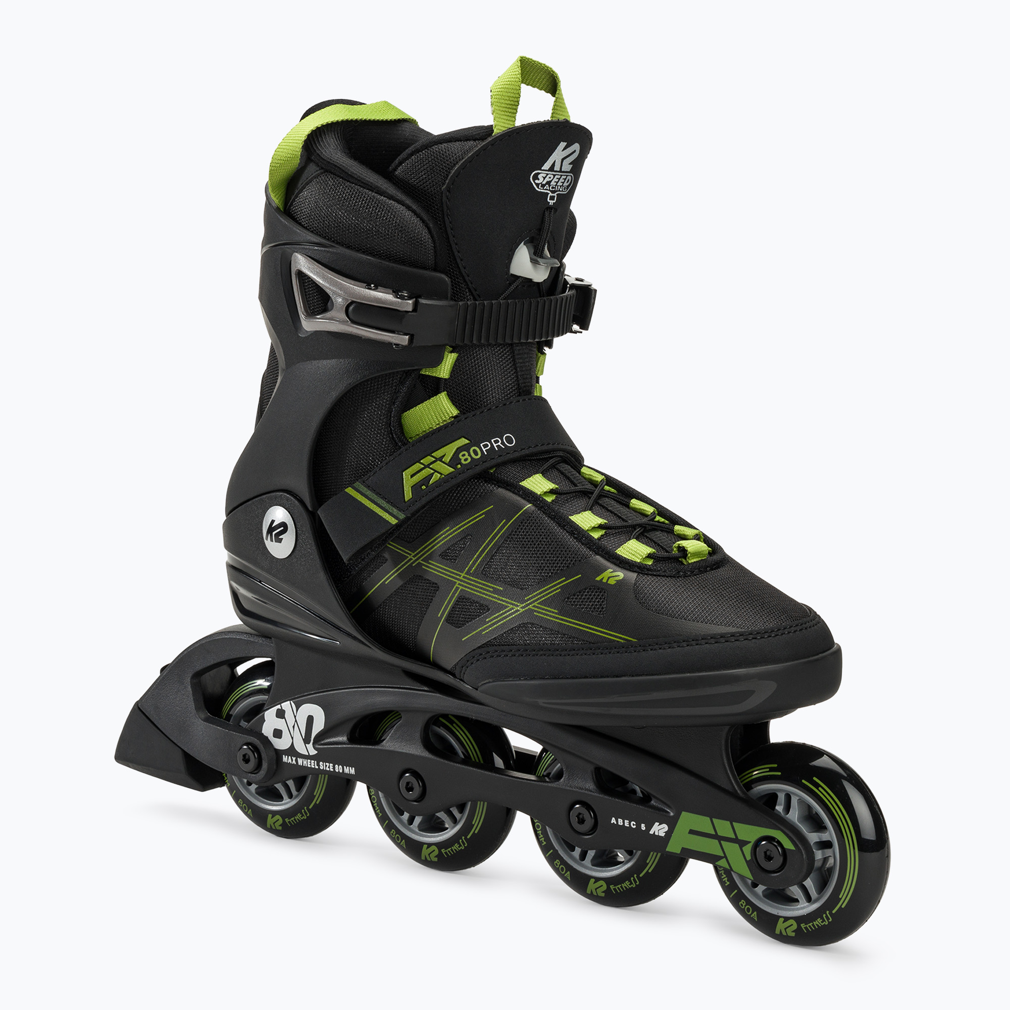 Rolki męskie K2 F.I.T. 80 Pro black/olive 