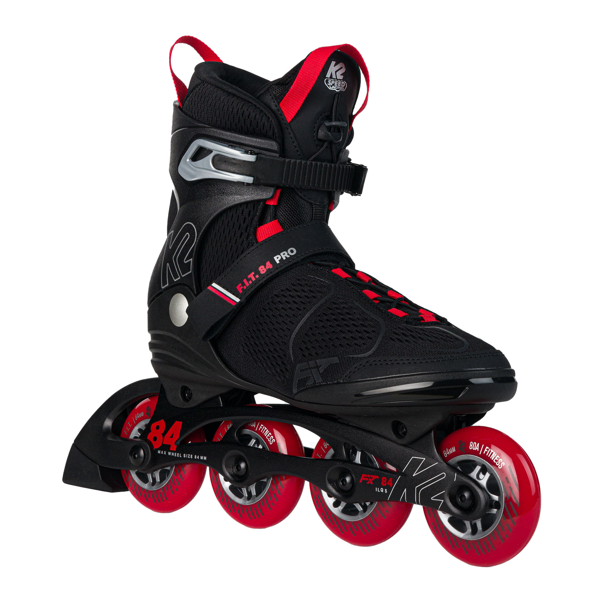 Rolki męskie K2 F.I.T. 84 Pro black/red | WYSYŁKA W 24H | 30 DNI NA ZWROT