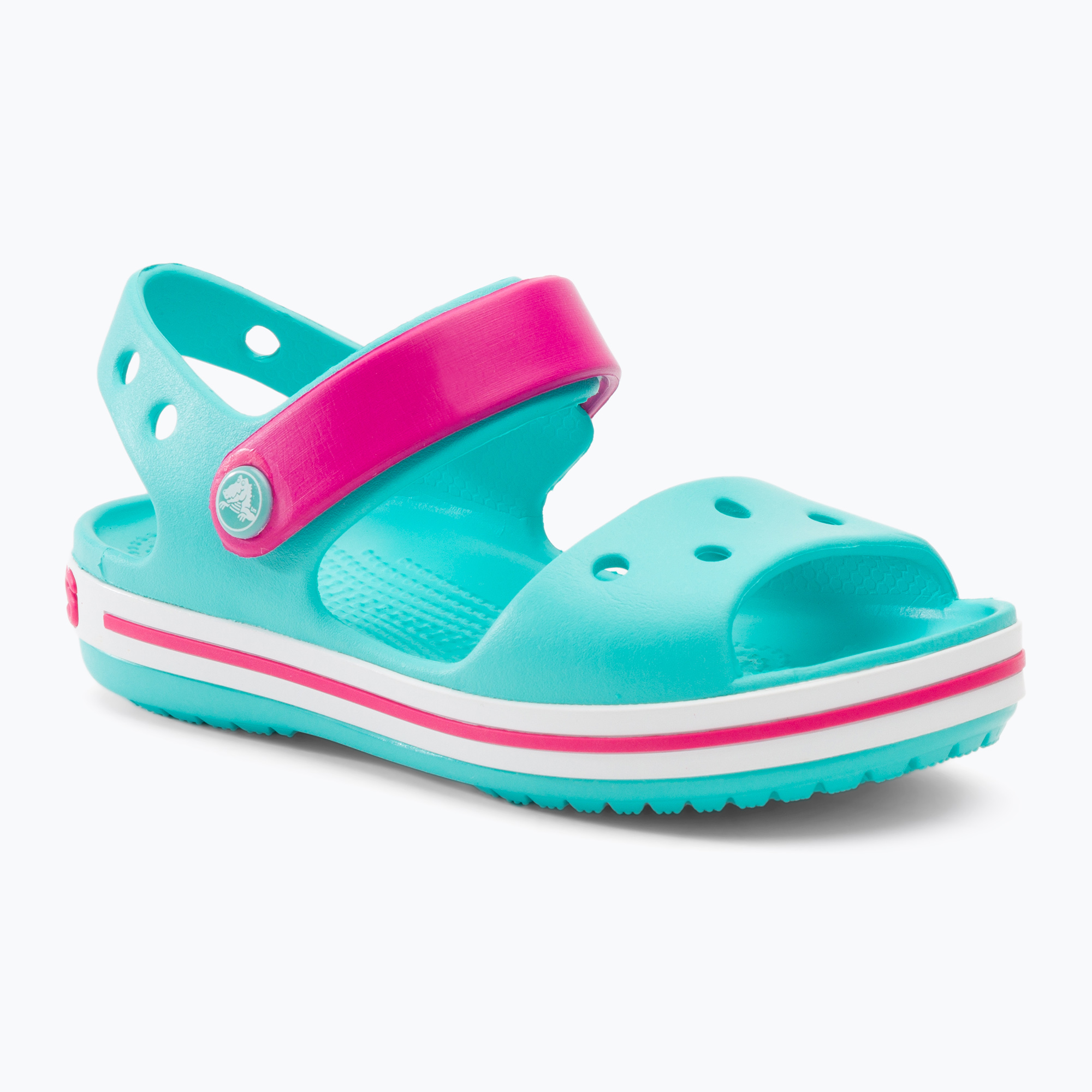 Sandały dziecięce Crocs Crockband Kids Sandalo pool/candy pink | WYSYŁKA W 24H | 30 DNI NA ZWROT