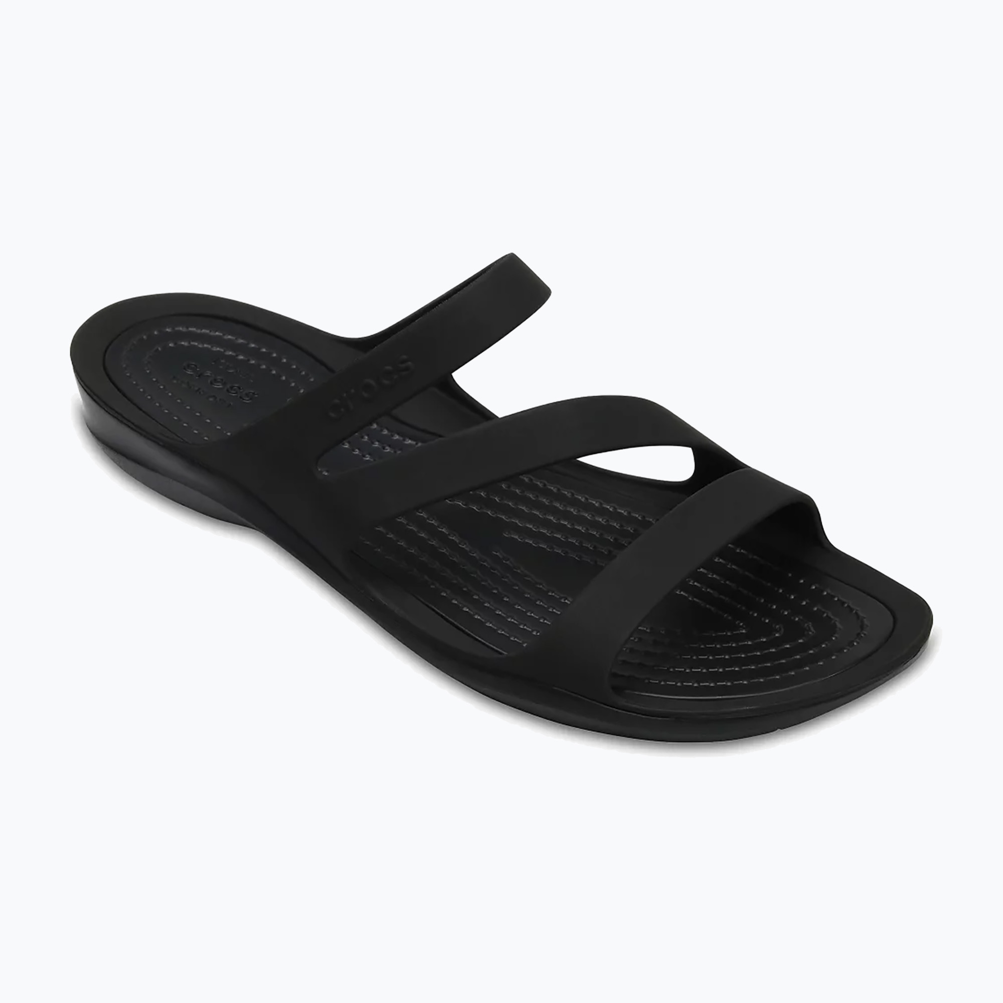 Klapki Crocs Swiftwater Sandal W black/black 203998-060 