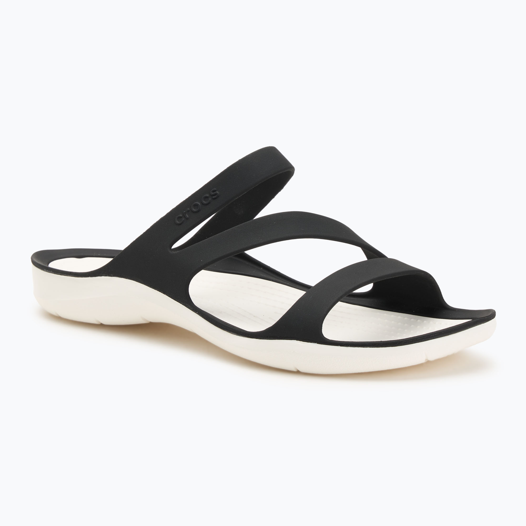Klapki Crocs Swiftwater Sandal W black/black 203998-060 