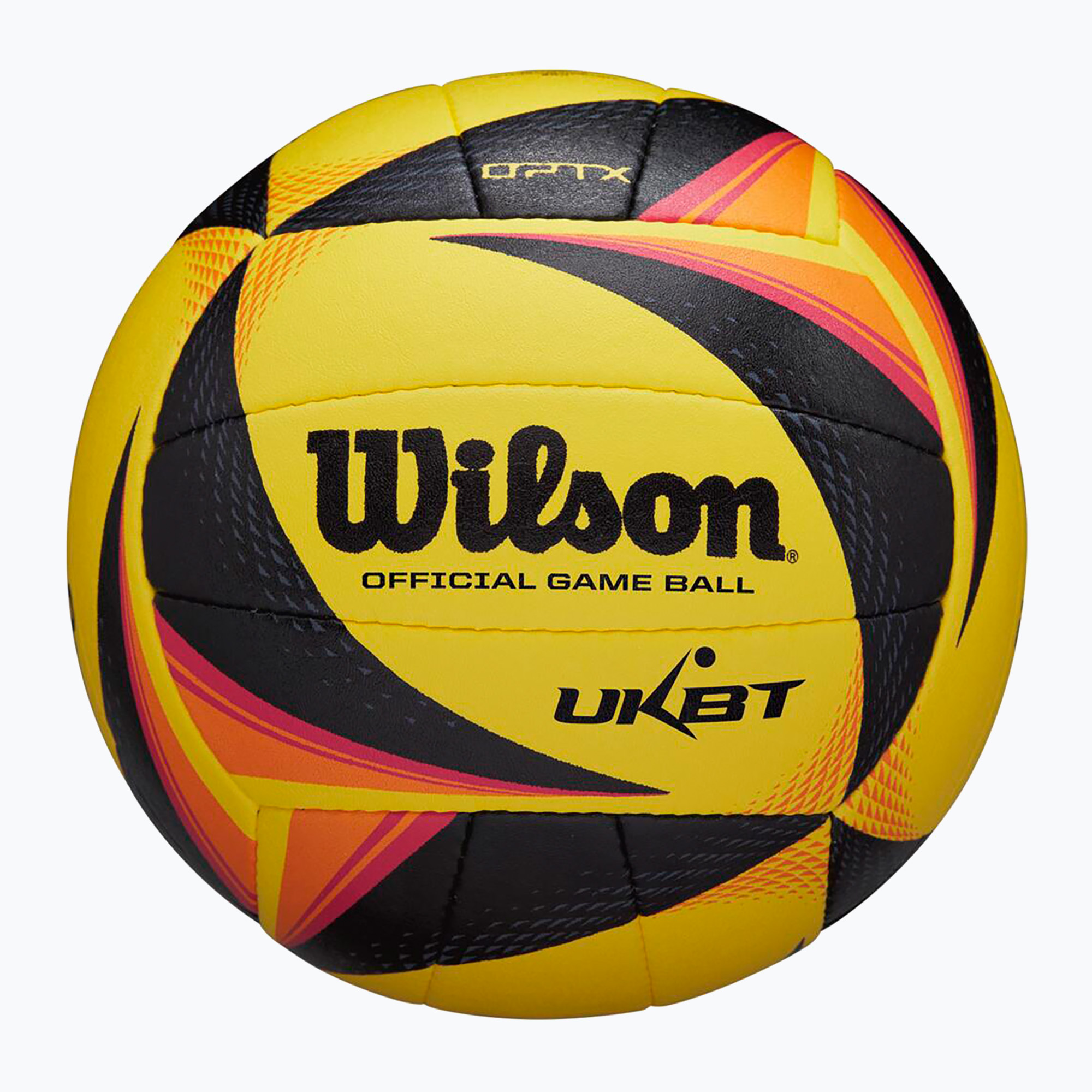 Piłka do siatkówki plażowej Wilson OPTX AVP VB OFFICIAL GB yellow rozmiar 5 