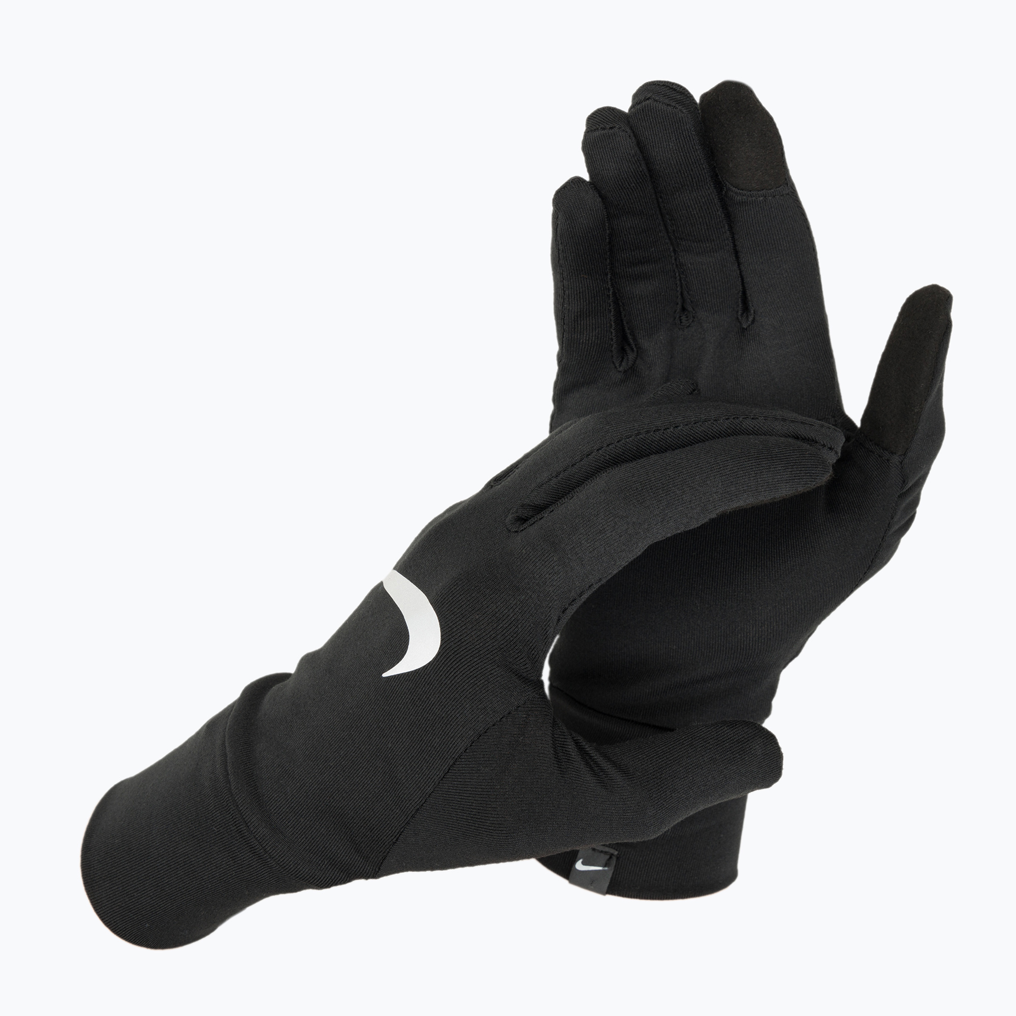 Rękawiczki do biegania damskie Nike Accelerate RG black/black/silver 