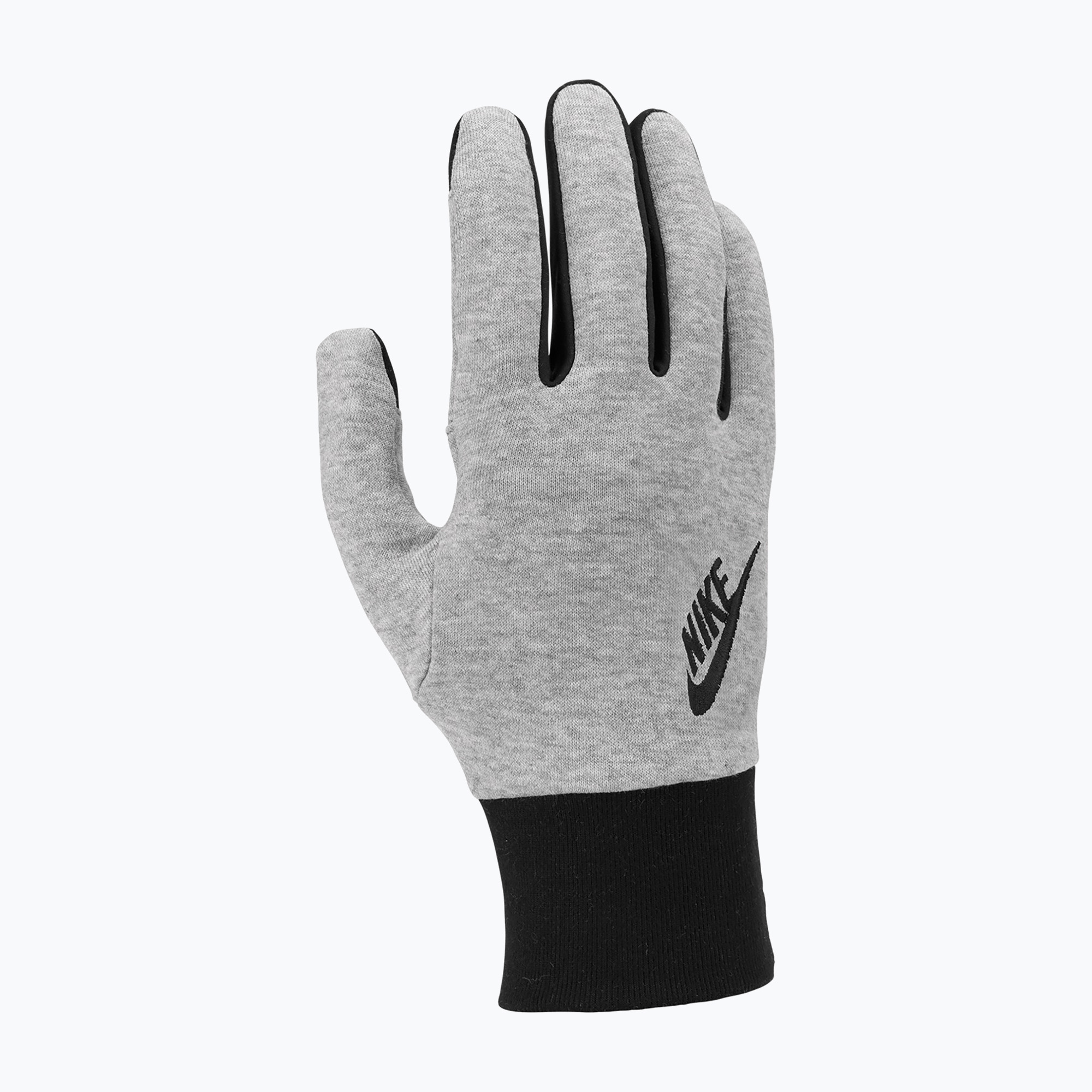 Rękawiczki do biegania męskie Nike Club Fleece 2.0 grey heather/black/black 