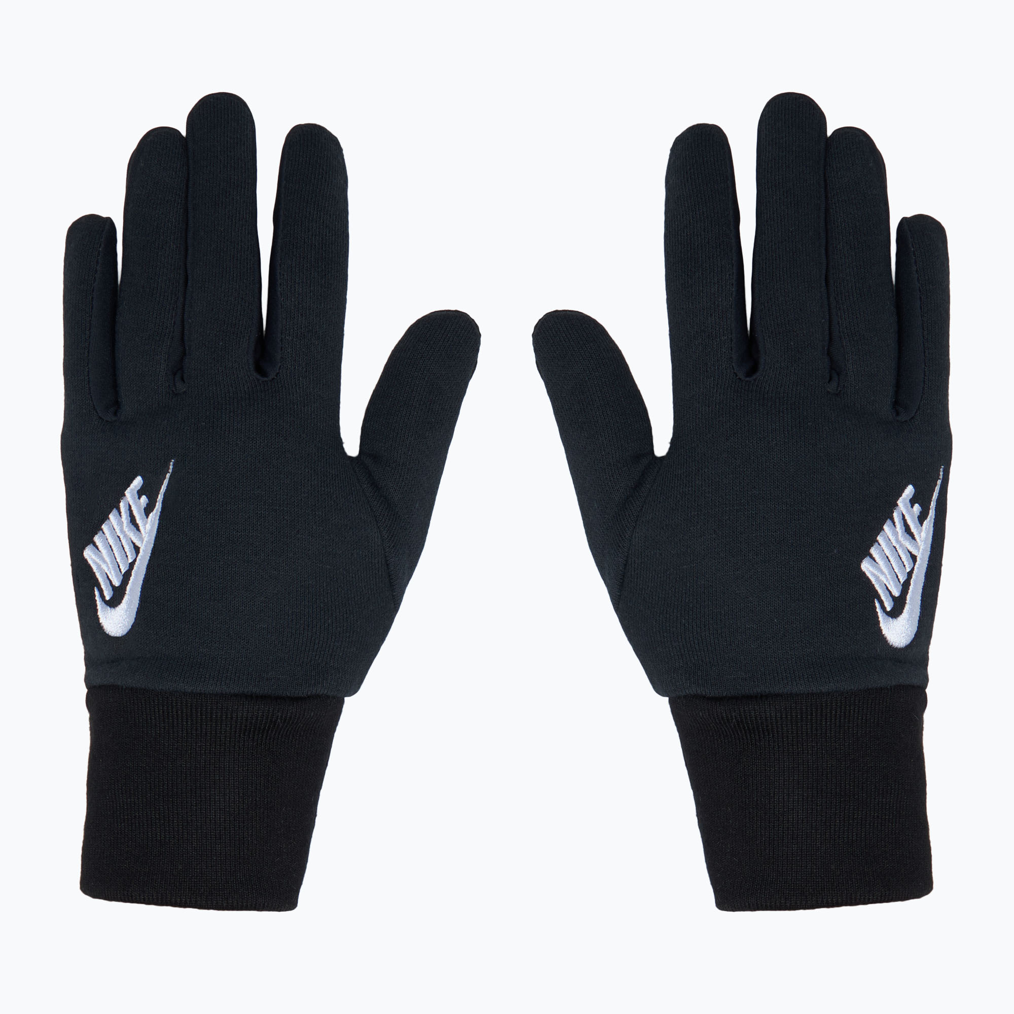 Rękawiczki do biegania damskie Nike Club Fleece black/white 