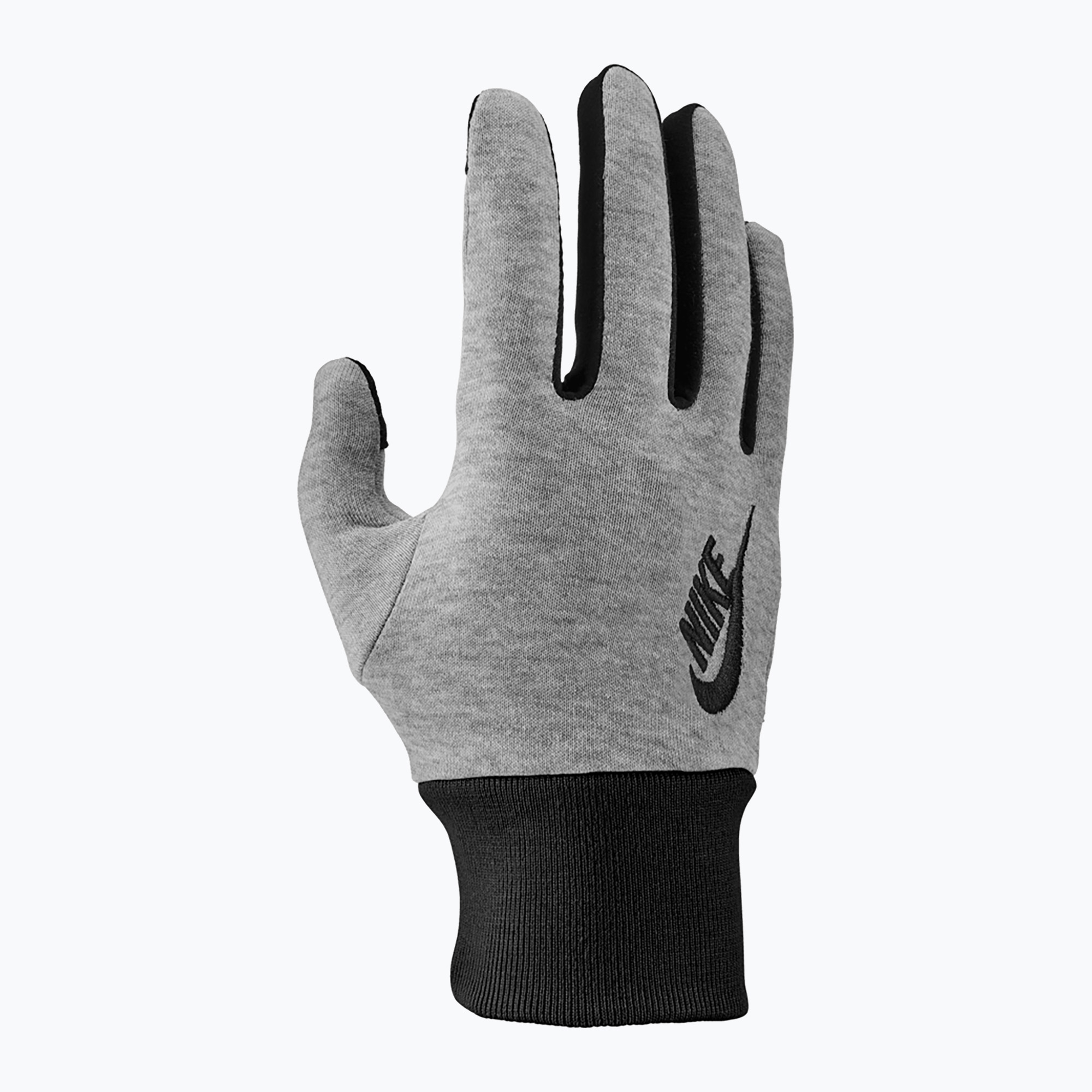Rękawiczki do biegania damskie Nike Club Fleece grey heather/black/black 